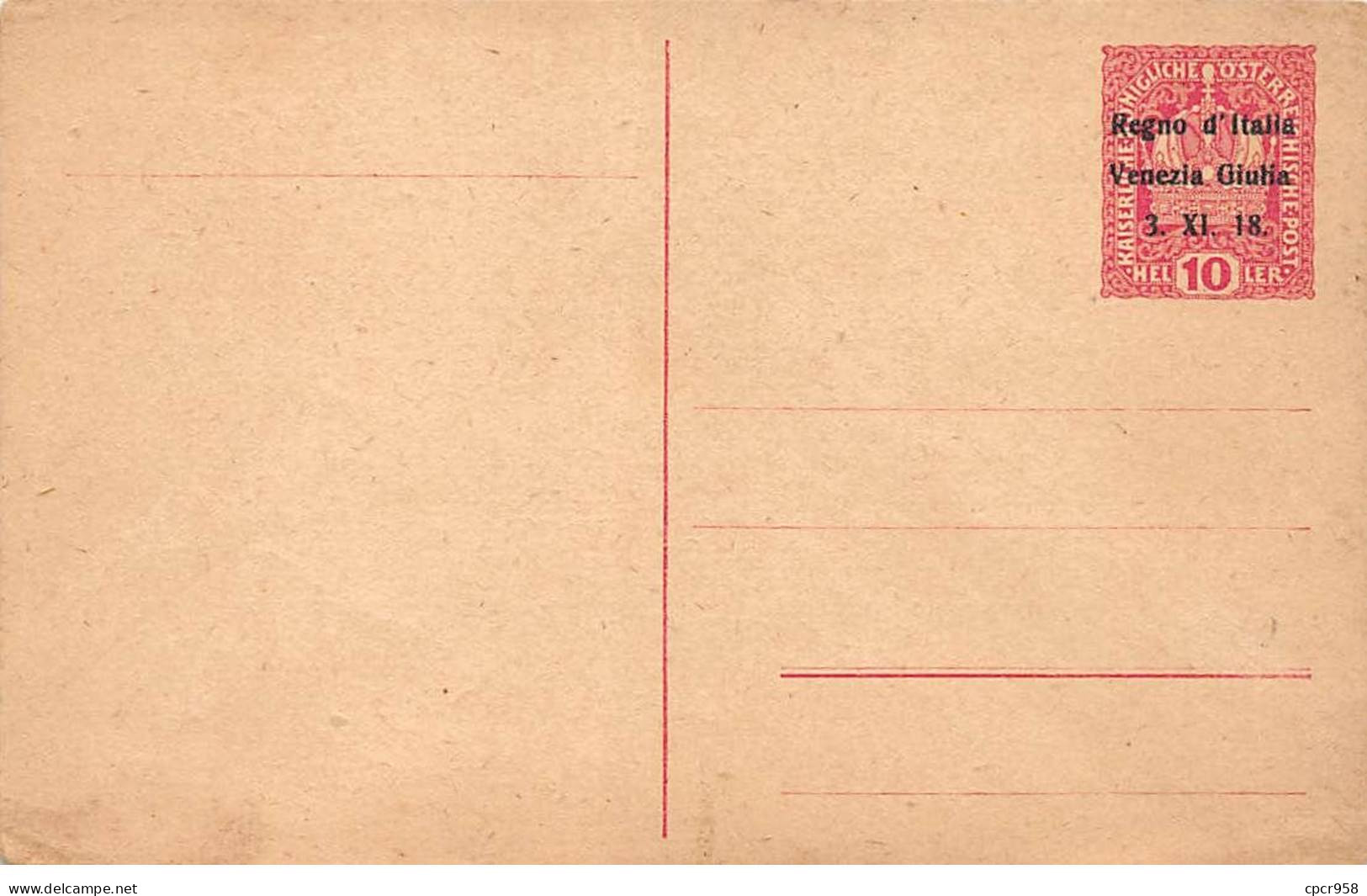 AUTRICHE - SAN45609 - Italie - Entier Postal - Other & Unclassified