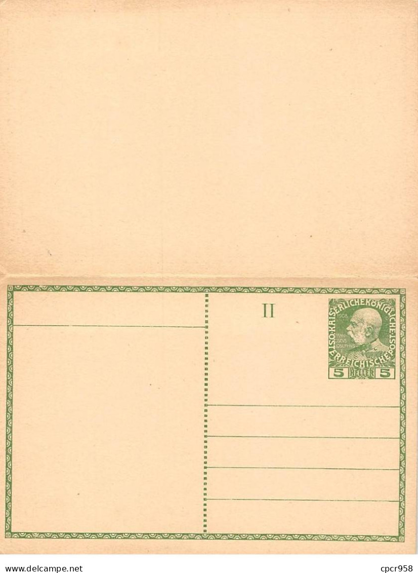 AUTRICHE - SAN45724 - Carte Double - Entier Postal - Other & Unclassified