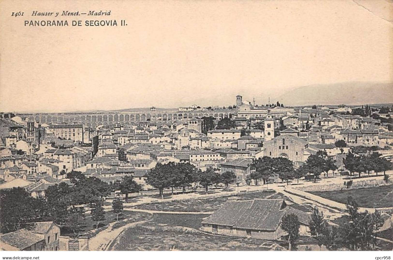 ESPAGNE - SAN49889 - Panorama De Segovia II - Hauser Y Menet - Madrid - Pli - Segovia