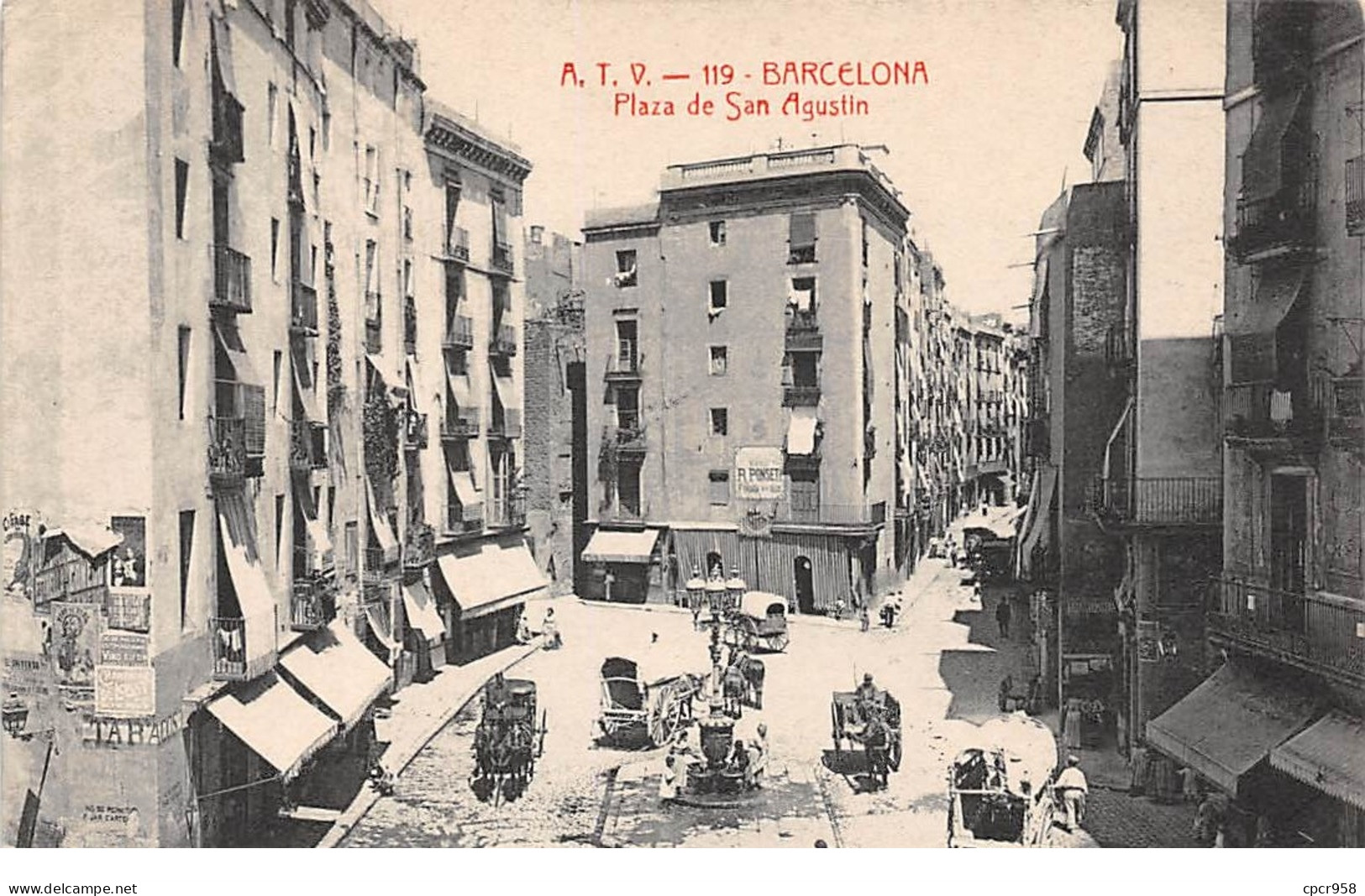 Espagne - N°64944 - BARCELONA - Plaza De San Augustin - Barcelona