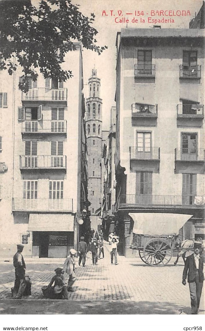 Espagne - N°64943 - BARCELONA - Calle De La Espaderia - Barcelona