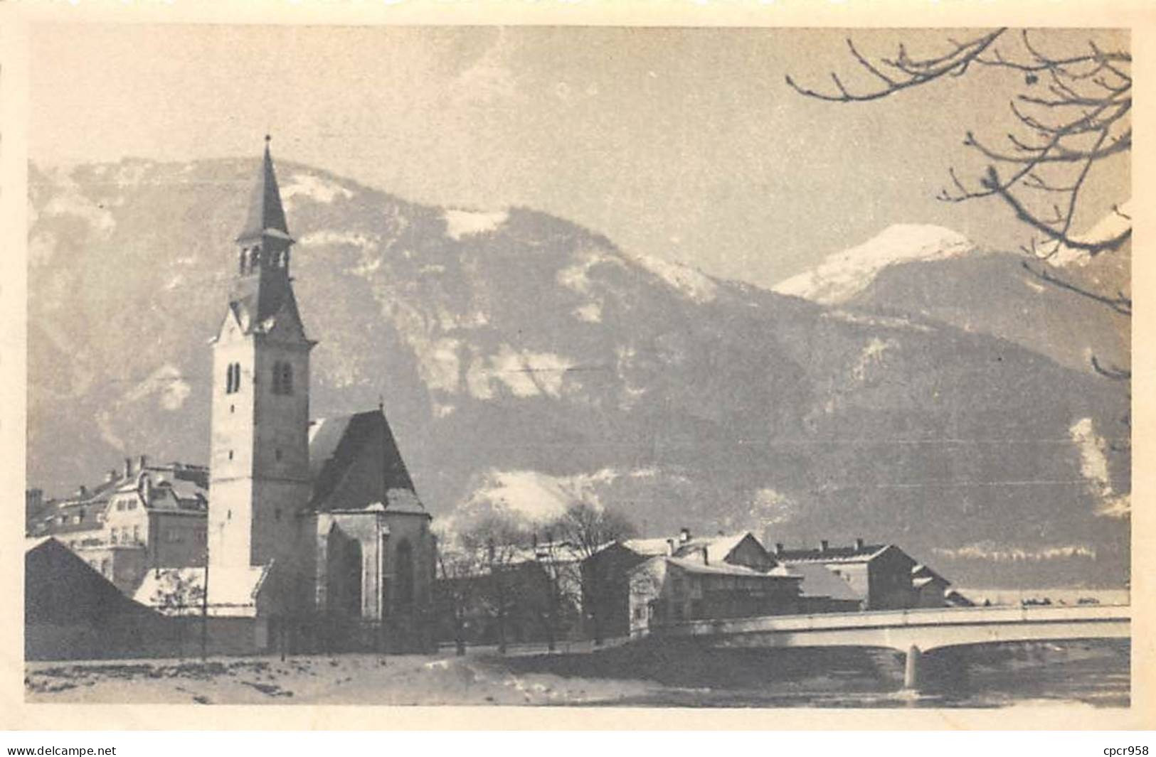 Autriche - N°90616 - SCHWAZ - Un Village, Avec Une église - Carte Photo Souple - Schwaz