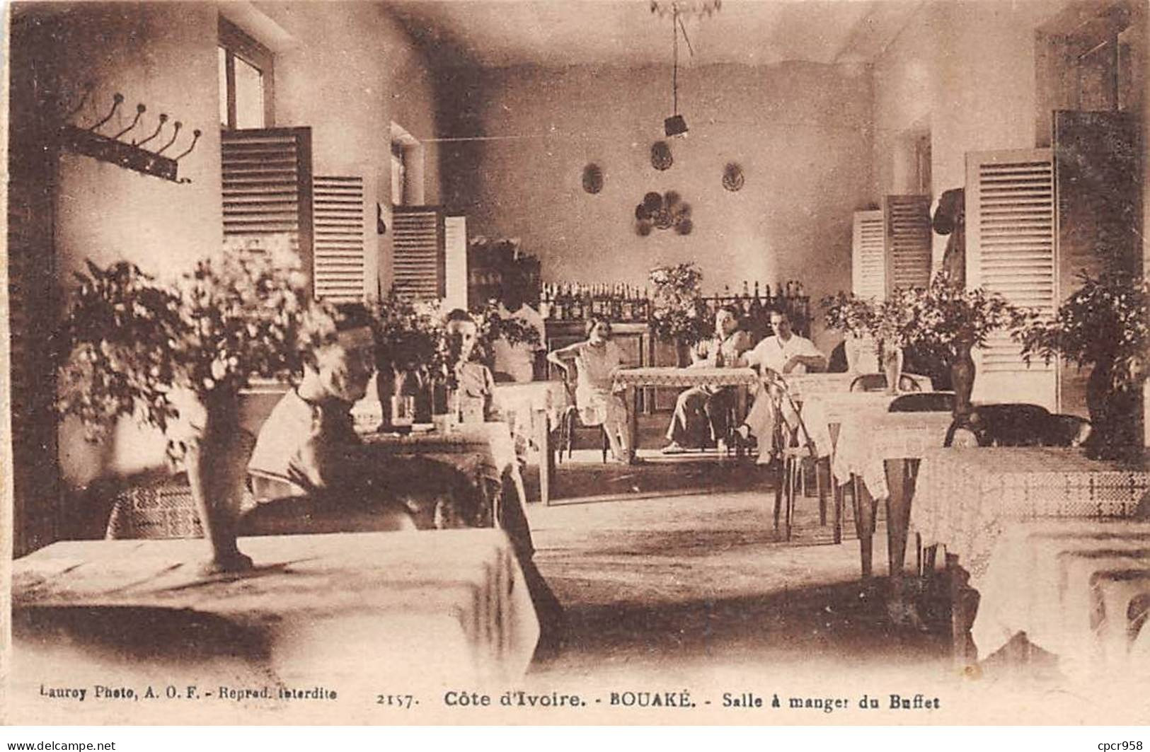 Côte D'Ivoire - N°89443 - BOUAKE - Salle à Manger Du Buffet - Ivory Coast