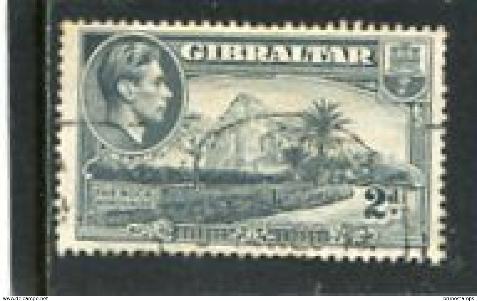 GIBRALTAR - 1938  GEORGE VI   2d  PERF 13 1/2  FINE USED - Gibraltar