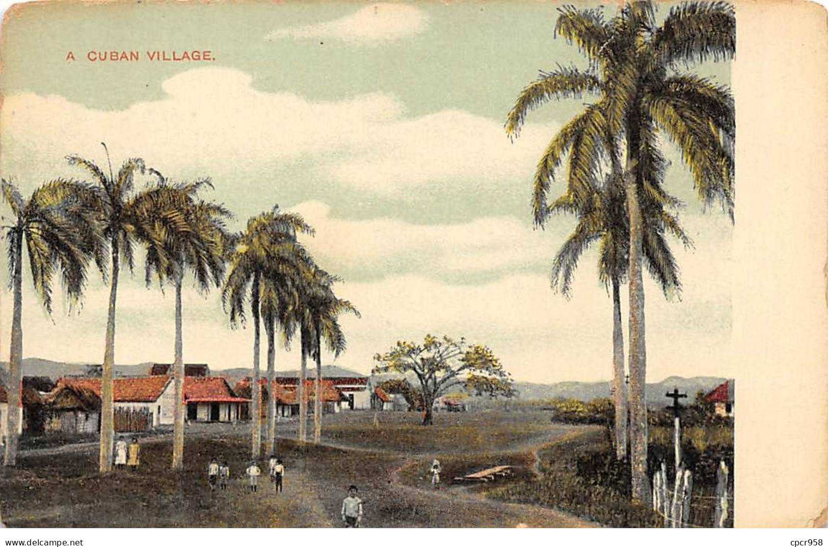 CUBA - SAN64757 - Cuban Village - En L'état - Déchirée - Cuba