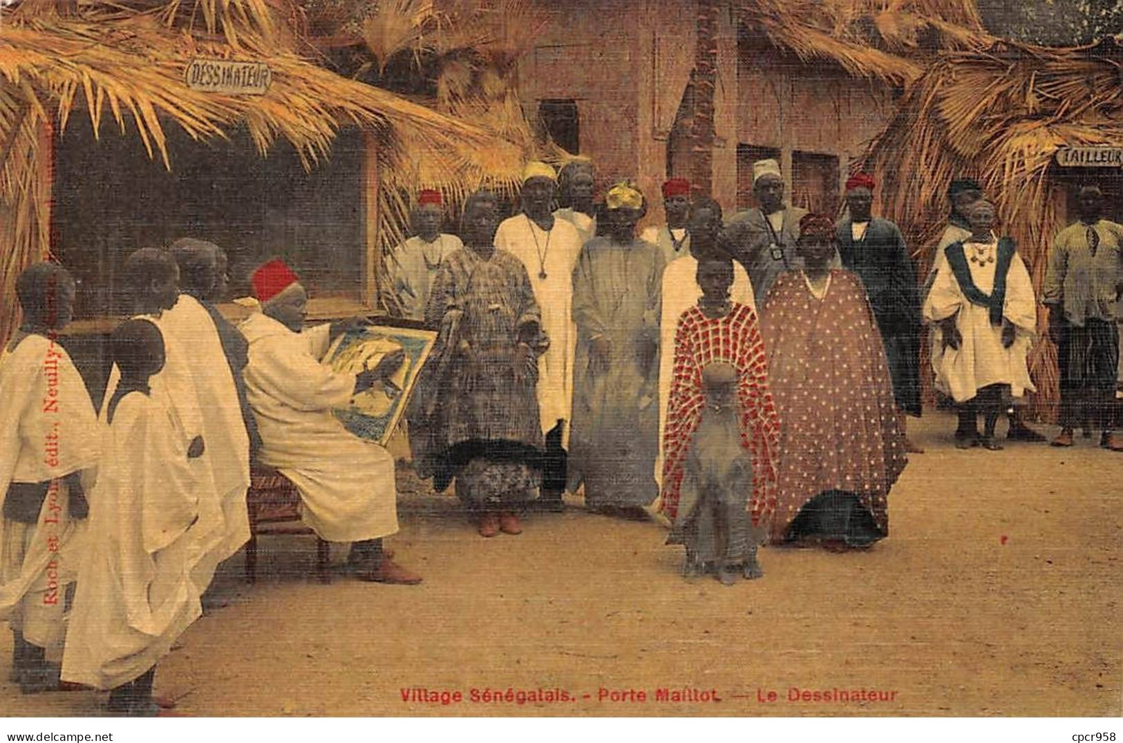 SENEGAL - SAN64505 - Village Sénégalais - Porte Maillot - Le Dessinateur - Sénégal
