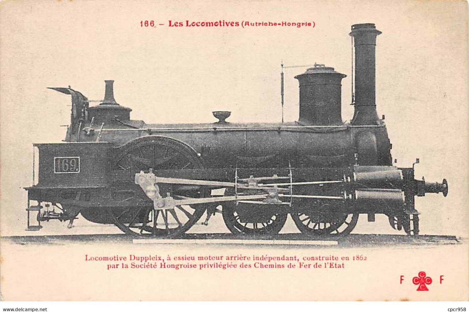 AUTRICHE - SAN64439 - Les Locomotives - Locomotive Duppleix à Essieu Moteur Arrière Indépendant Construite En 1862 - Other & Unclassified