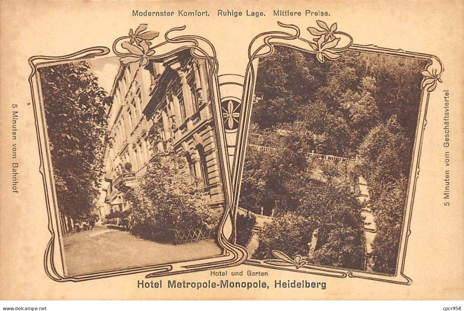 ALLEMAGNE - SAN64349 - Hotel Metropole Monopole - Heidelberg - Heidelberg