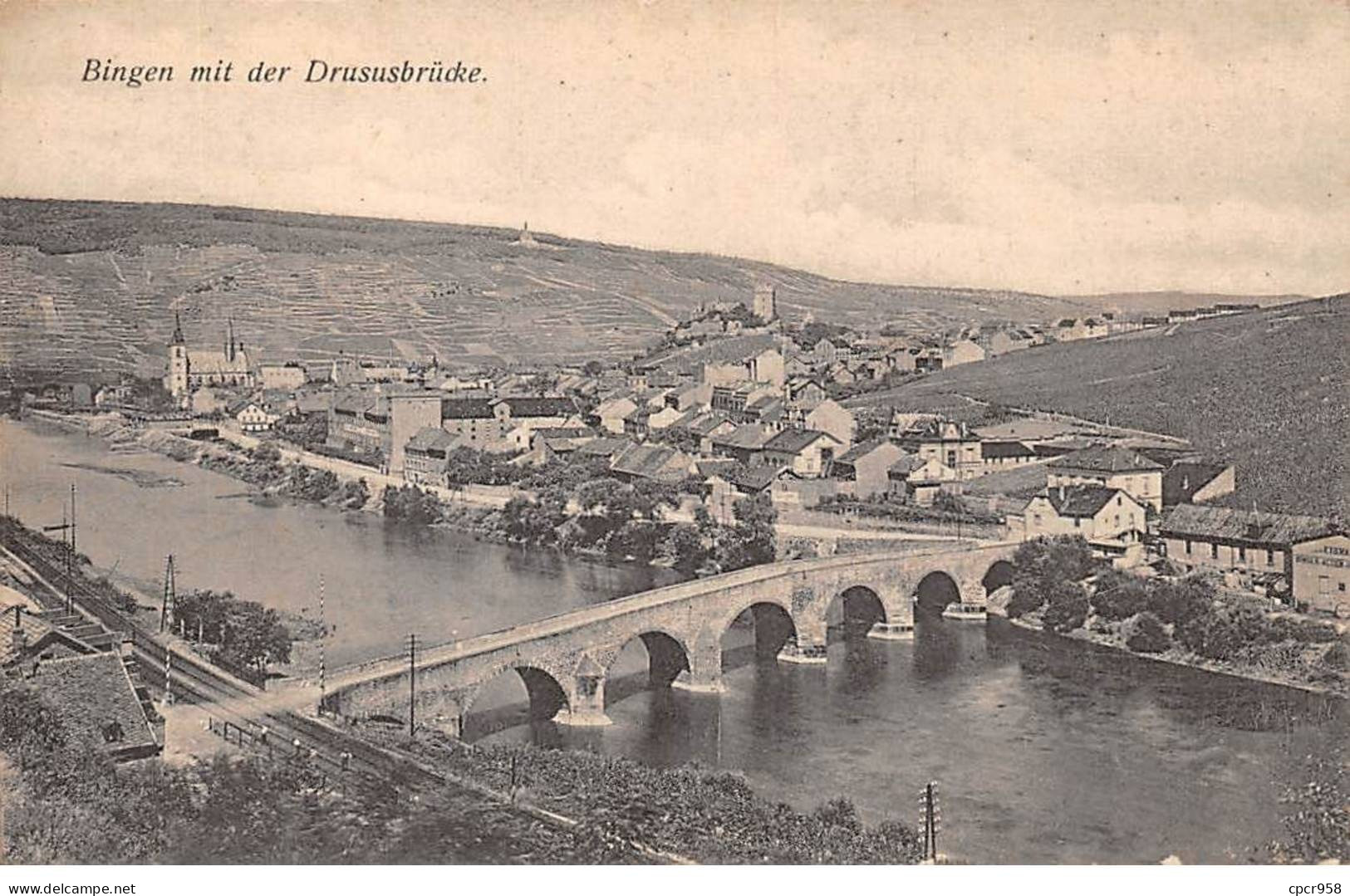 ALLEMAGNE - SAN64379 - Bingen Mit Der Drususbrucke - Bingen