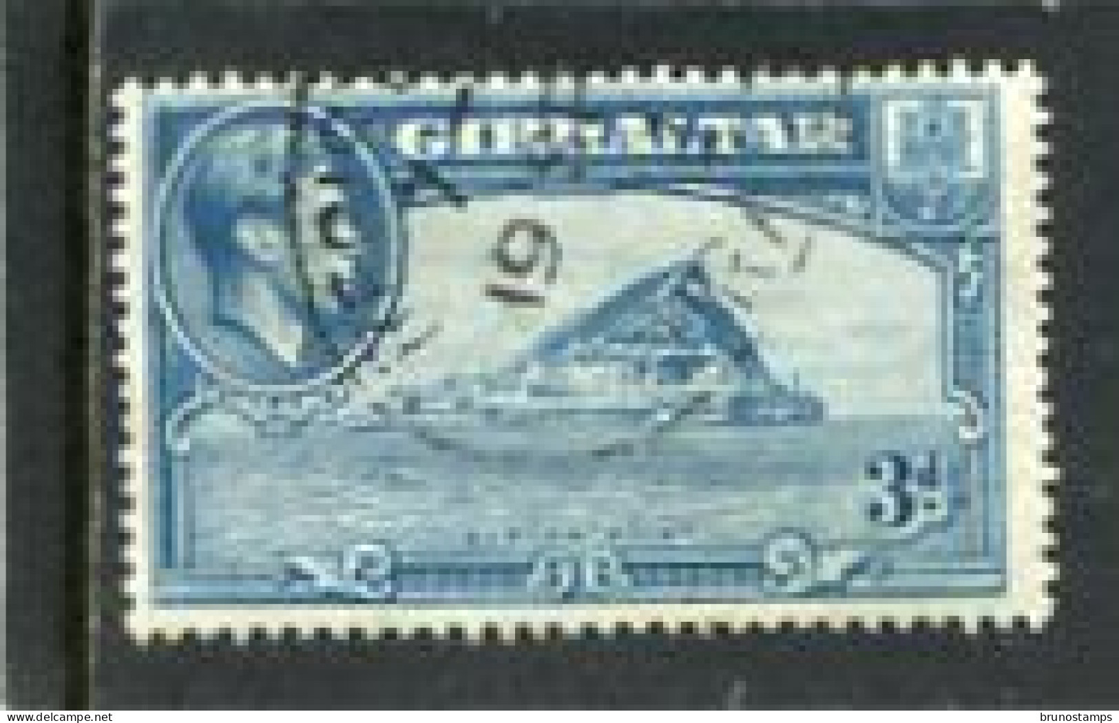 GIBRALTAR - 1938  GEORGE VI   3d  PERF 13 1/2  FINE USED - Gibraltar