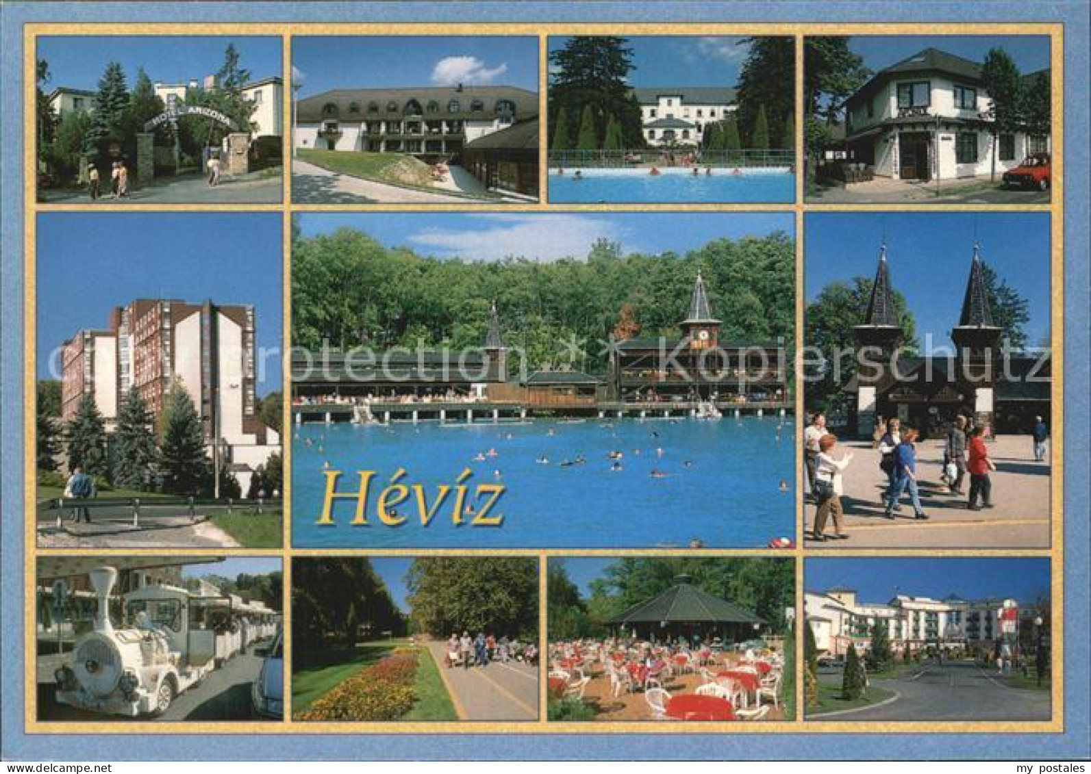 72508888 Heviz Thermalsee Hotel Restaurant Promenade Touristenbahn Heviz - Hongrie
