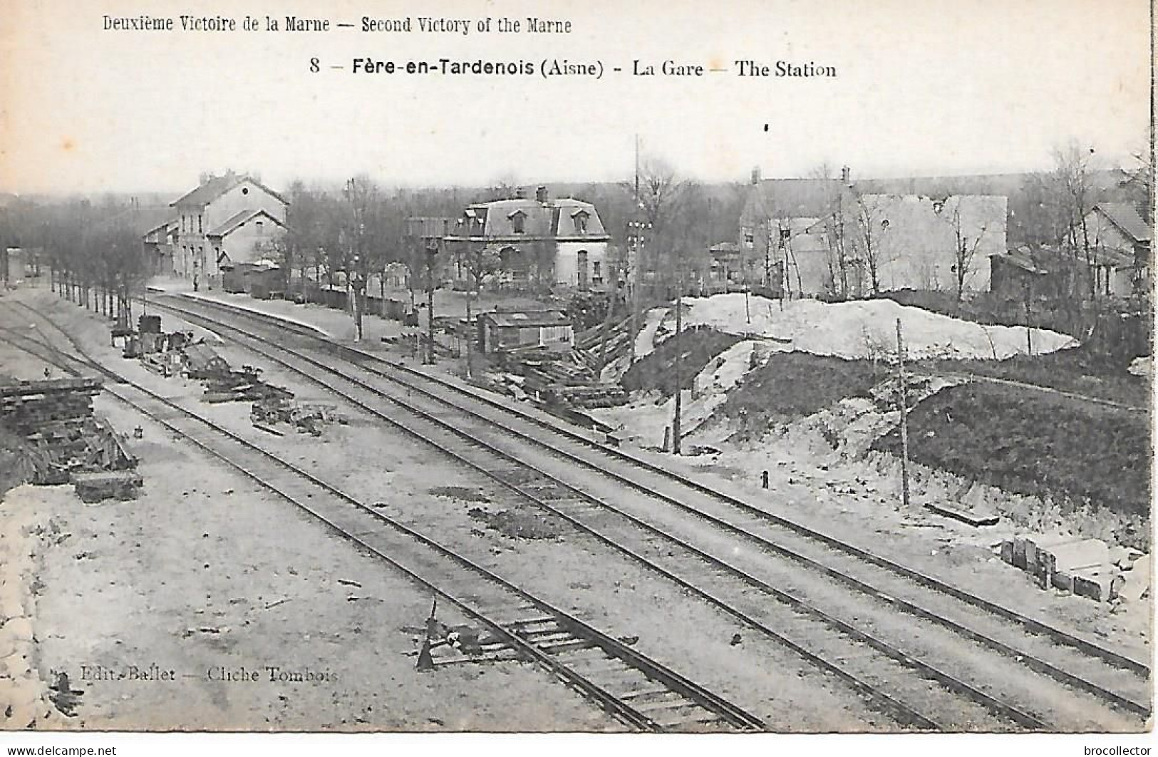 FERE En TARDENOIS ( 02 ) - La Gare - Stations Without Trains