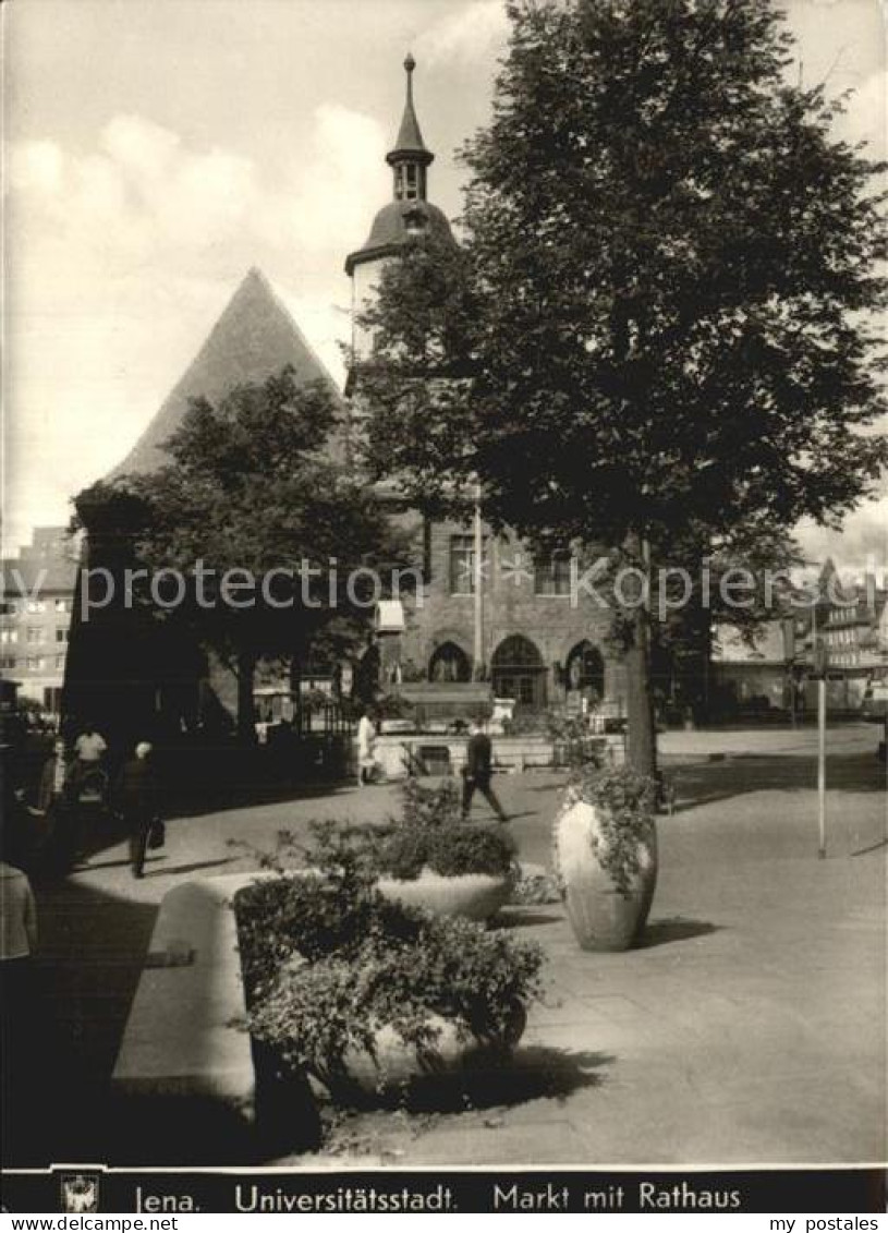 72508792 Jena Thueringen Markt Mit Rathaus Universitaetsstadt Jena - Jena