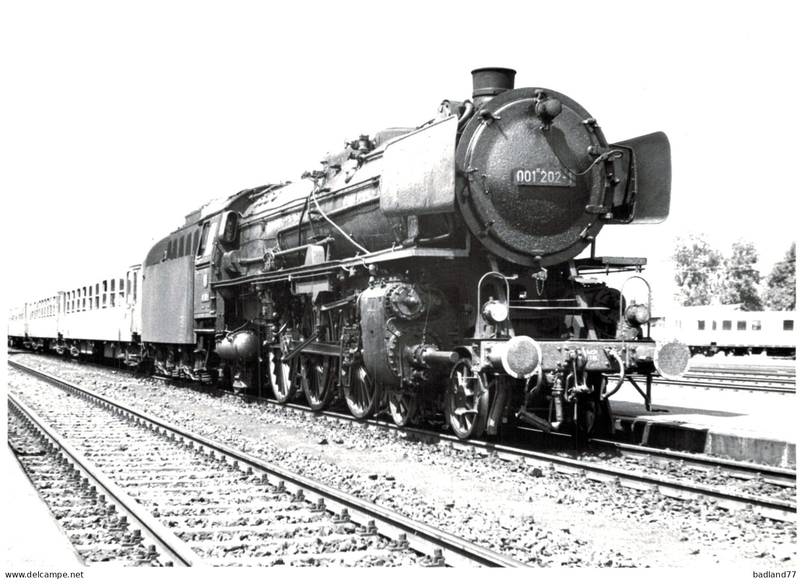 Locomotive Allemande - DB Dampflokomotive - Lok 001 202-1 - Railway