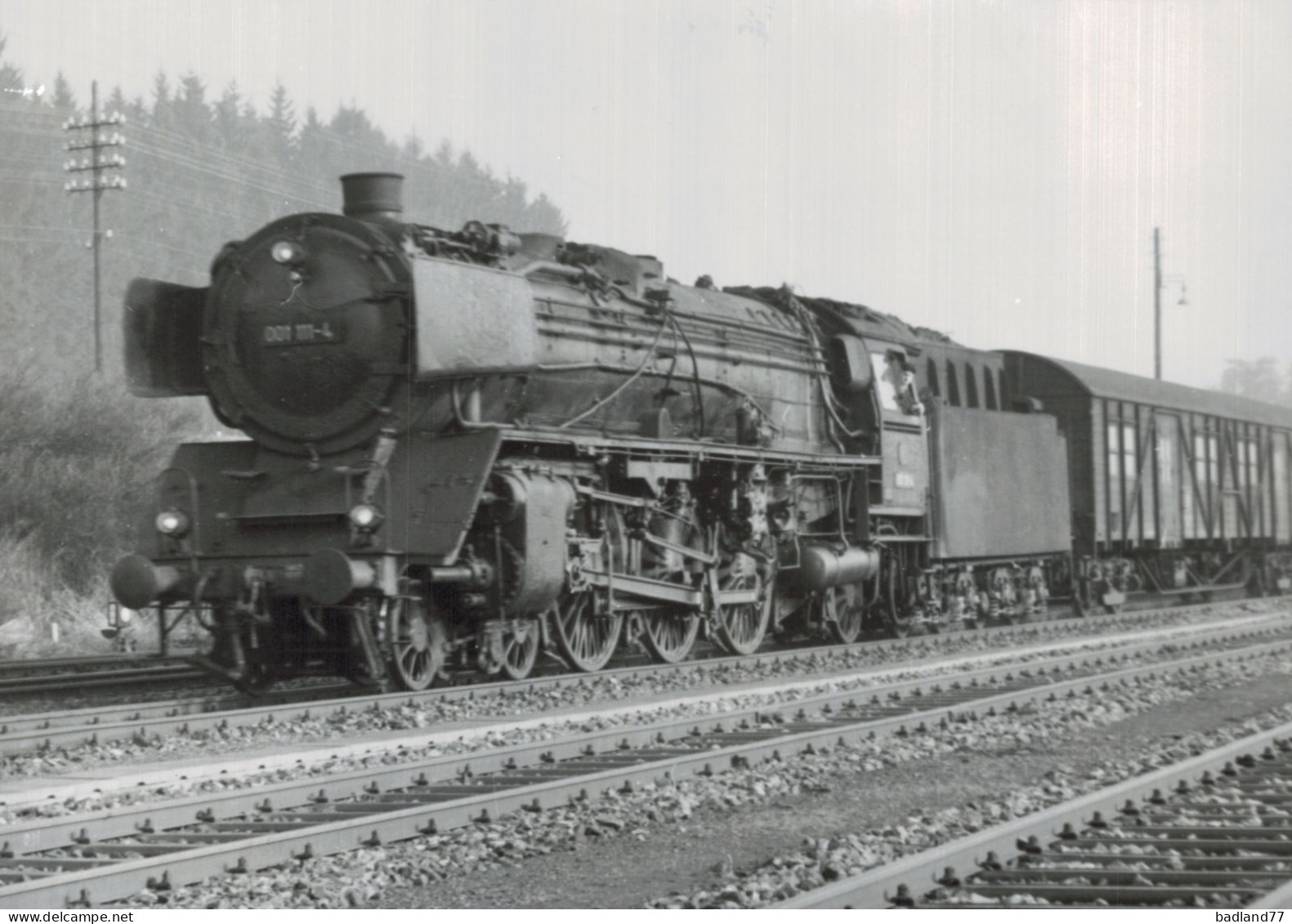 Locomotive Allemande - DB Dampflokomotive - Lok 001 111-4  Bf. Falls - Eisenbahnverkehr