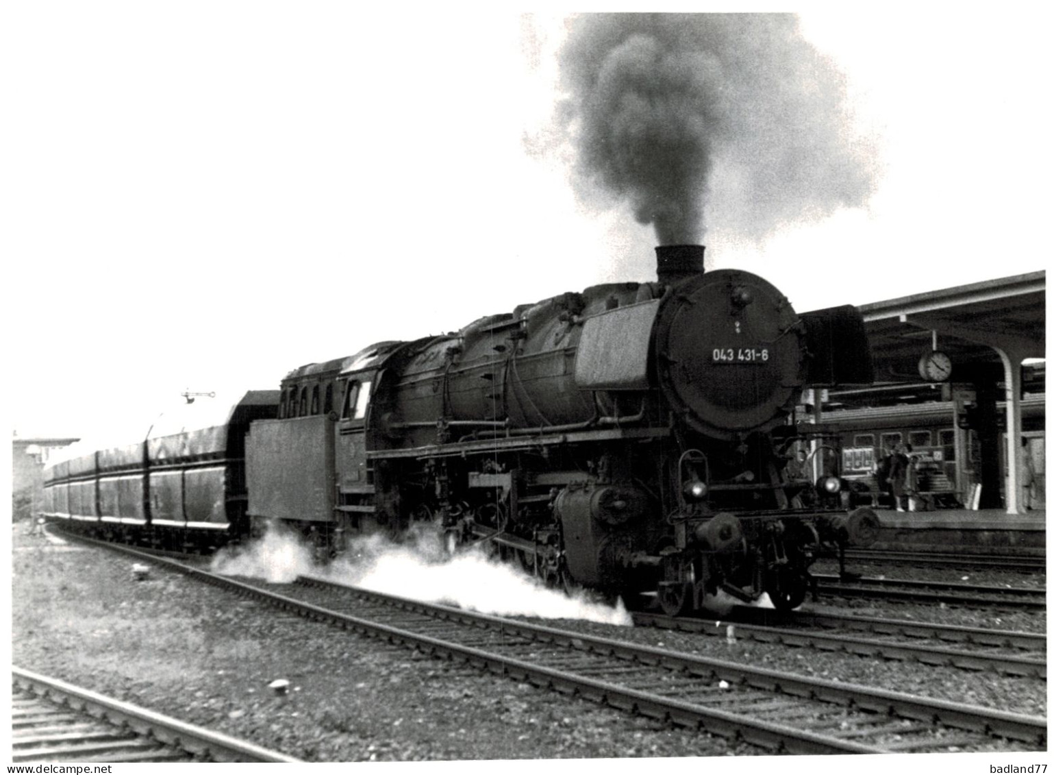 Locomotive Allemande - DB Dampflokomotive - Lok 043 431-6 - Eisenbahnverkehr