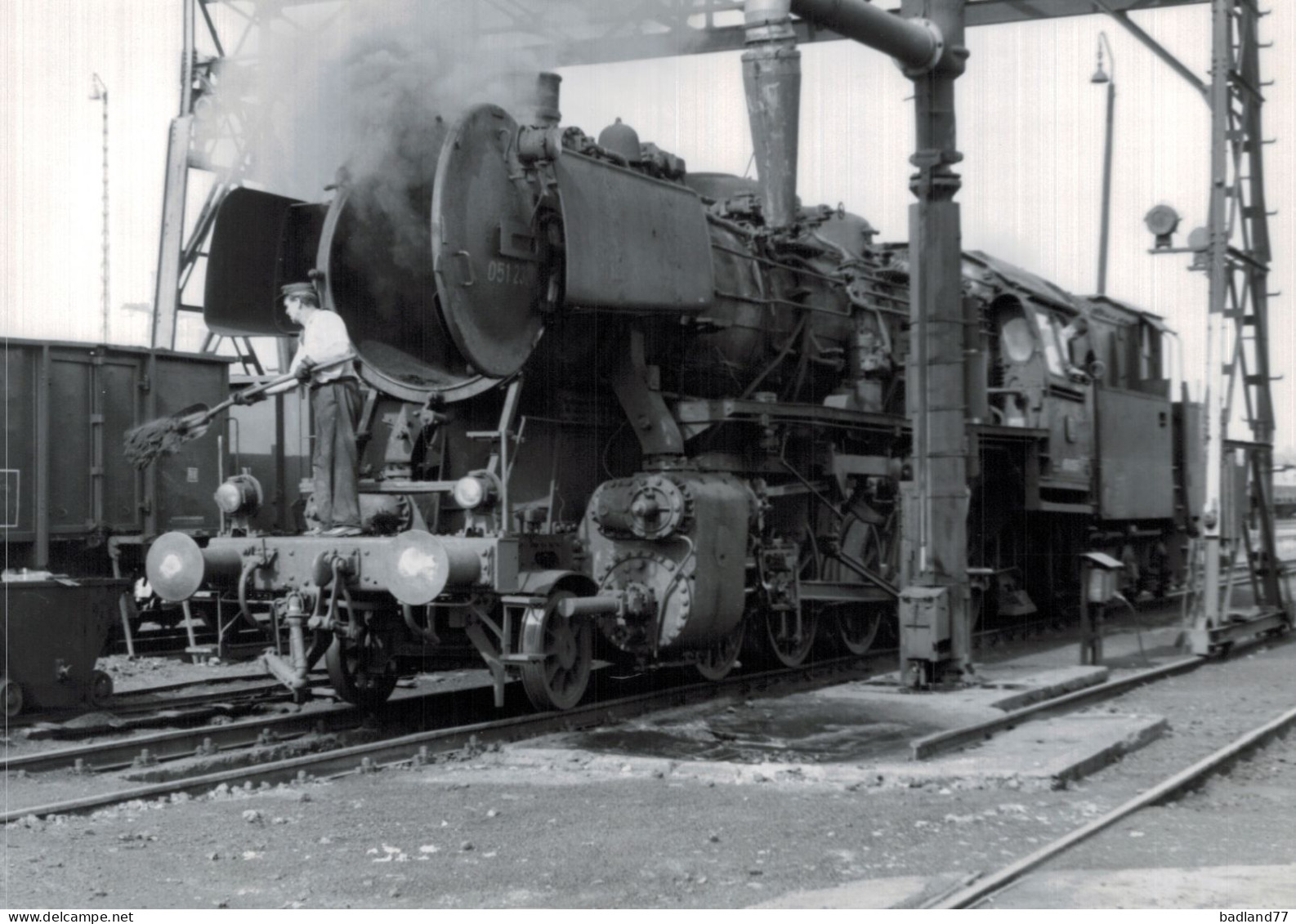 Locomotive Allemande - DB Dampflokomotive - Lok 051 232  Bw. Schweinfurt - Spoorweg