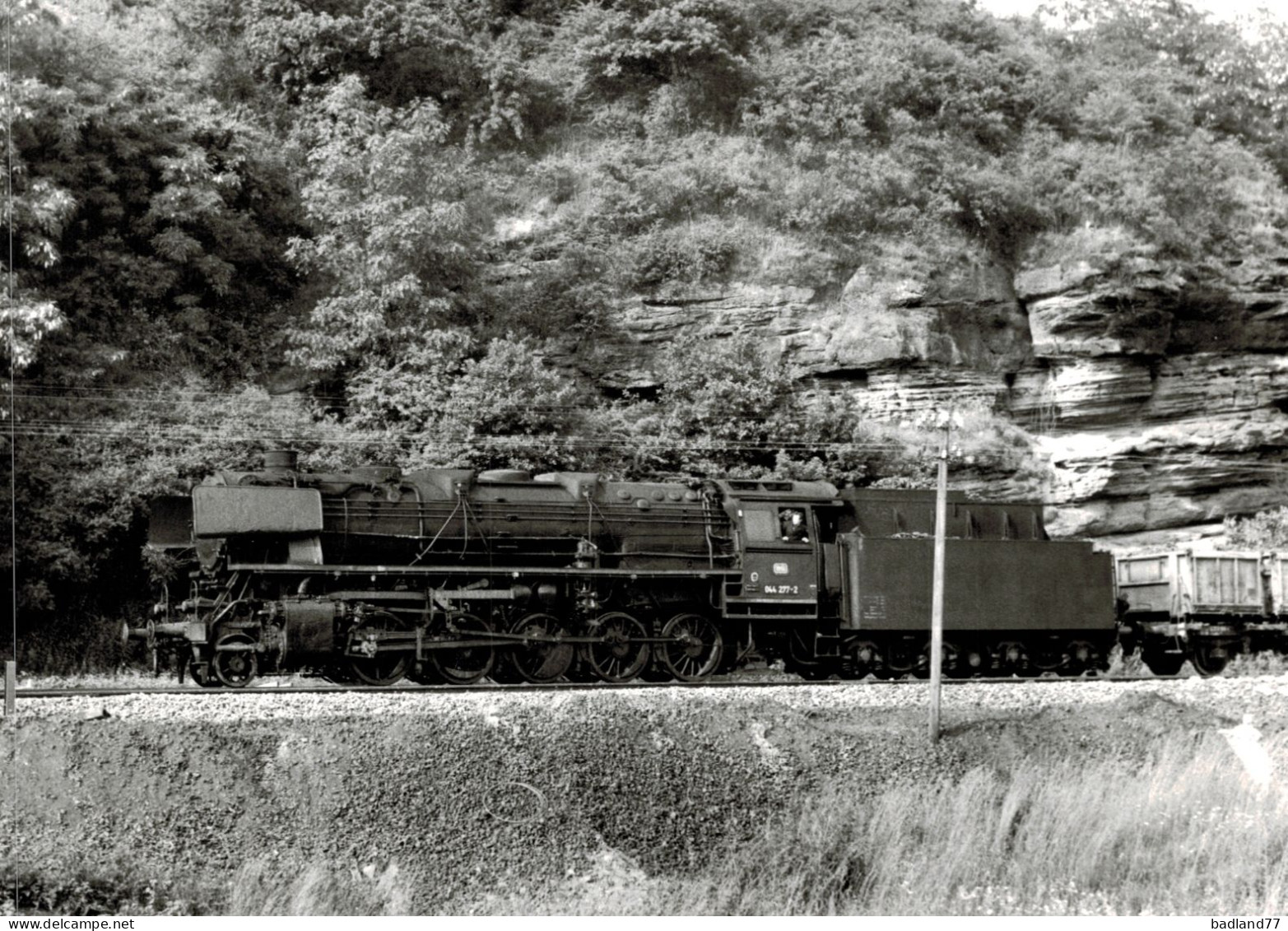 Locomotive Allemande - DB Dampflokomotive - Lok 044 277-2  Igel - Chemin De Fer