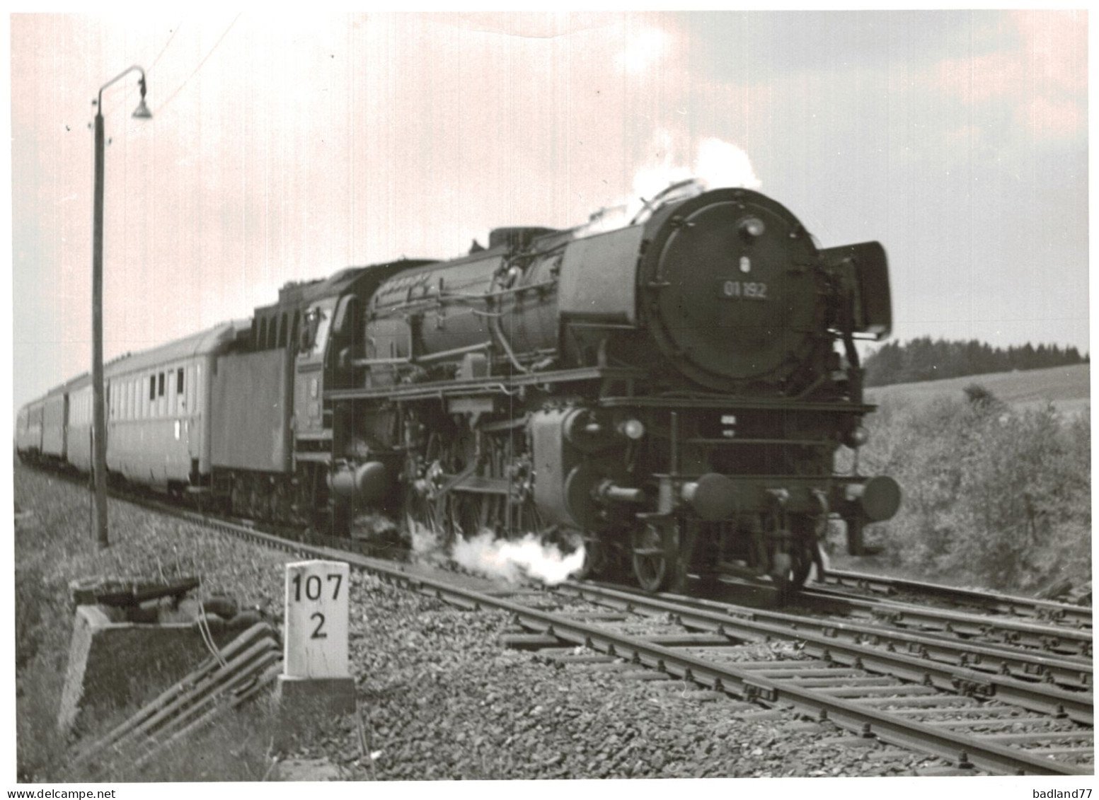 Locomotive Allemande - DB Dampflokomotive - Lok 01 192 - Eisenbahnverkehr