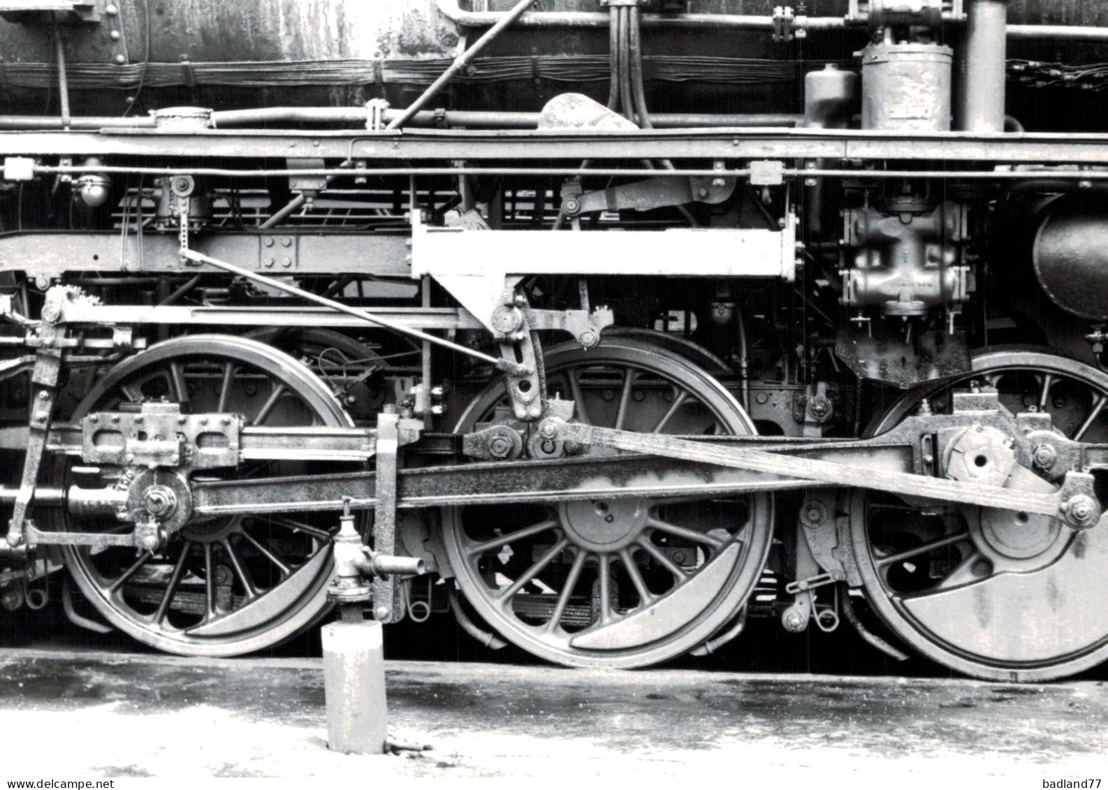 Locomotive Allemande - DB Dampflokomotive - Lok 050 741-8  Bw. Schweinfurt - Railway