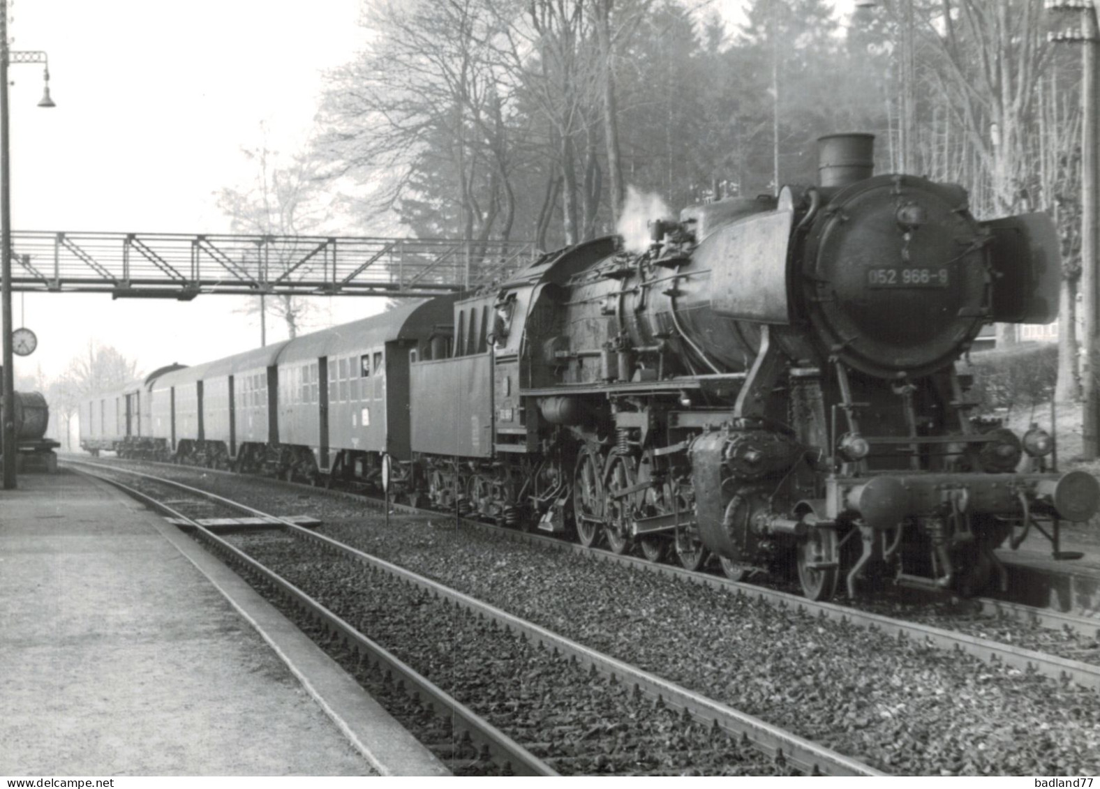 Locomotive Allemande - DB Dampflokomotive - Lok 052 966-9 - Eisenbahnverkehr