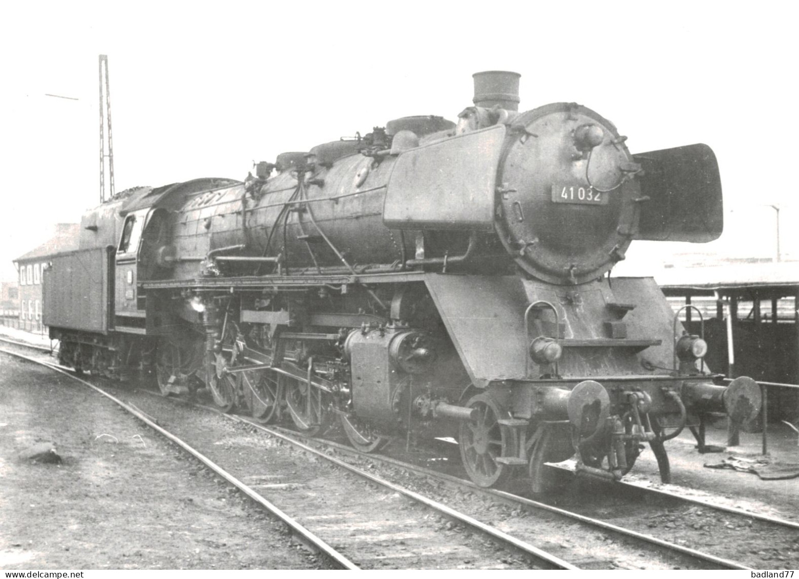 Locomotive Allemande - DB Dampflokomotive - Lok 41 032 - Railway