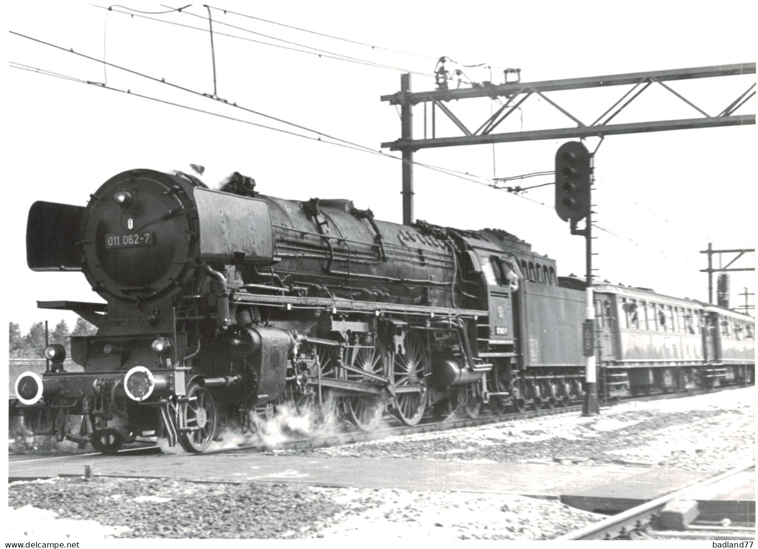 Locomotive Allemande - DB Dampflokomotive - Lok 01 062-7 - Eisenbahnverkehr