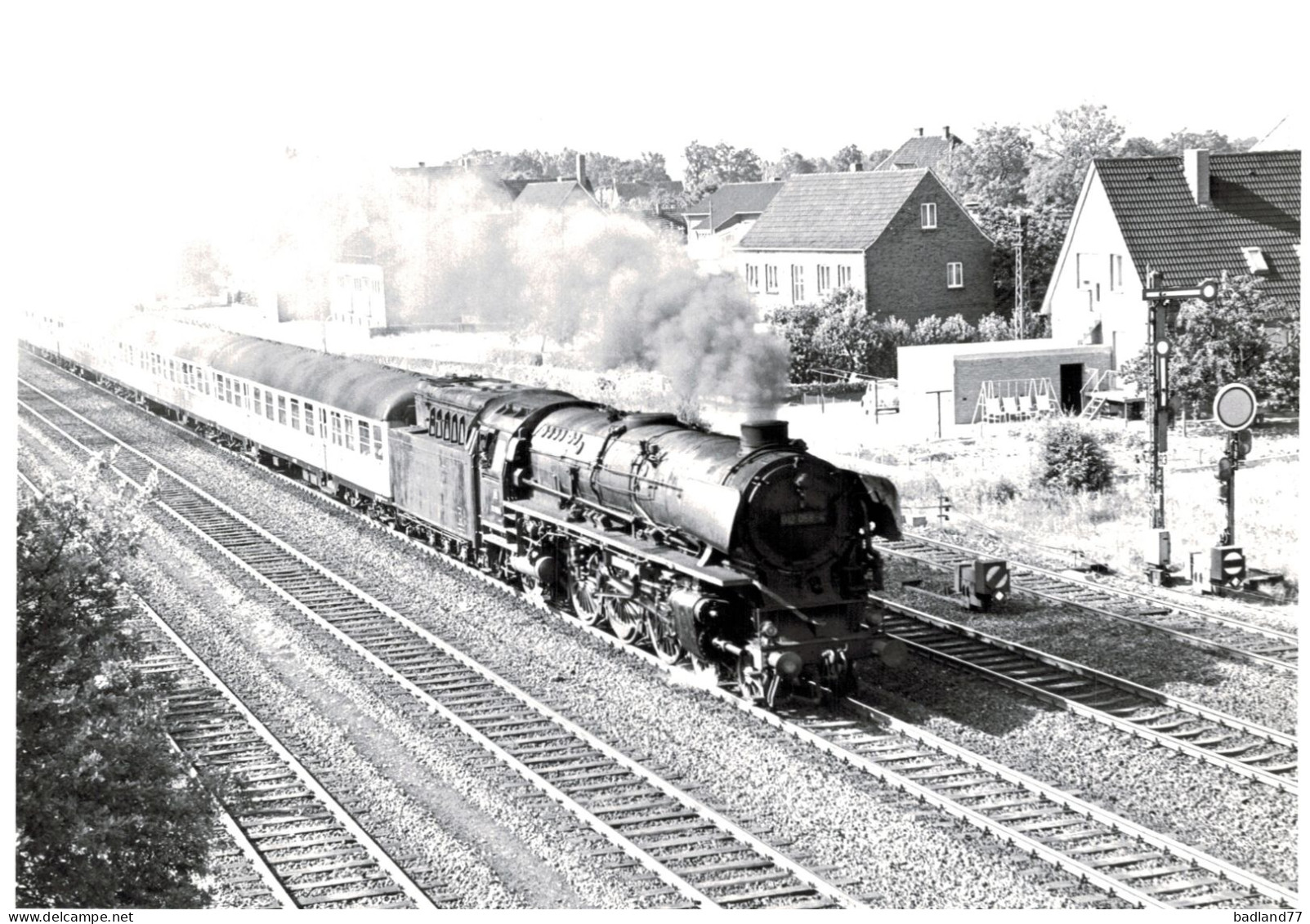 Locomotive Allemande - DB Dampflokomotive - Lok 012 058 - Eisenbahnverkehr