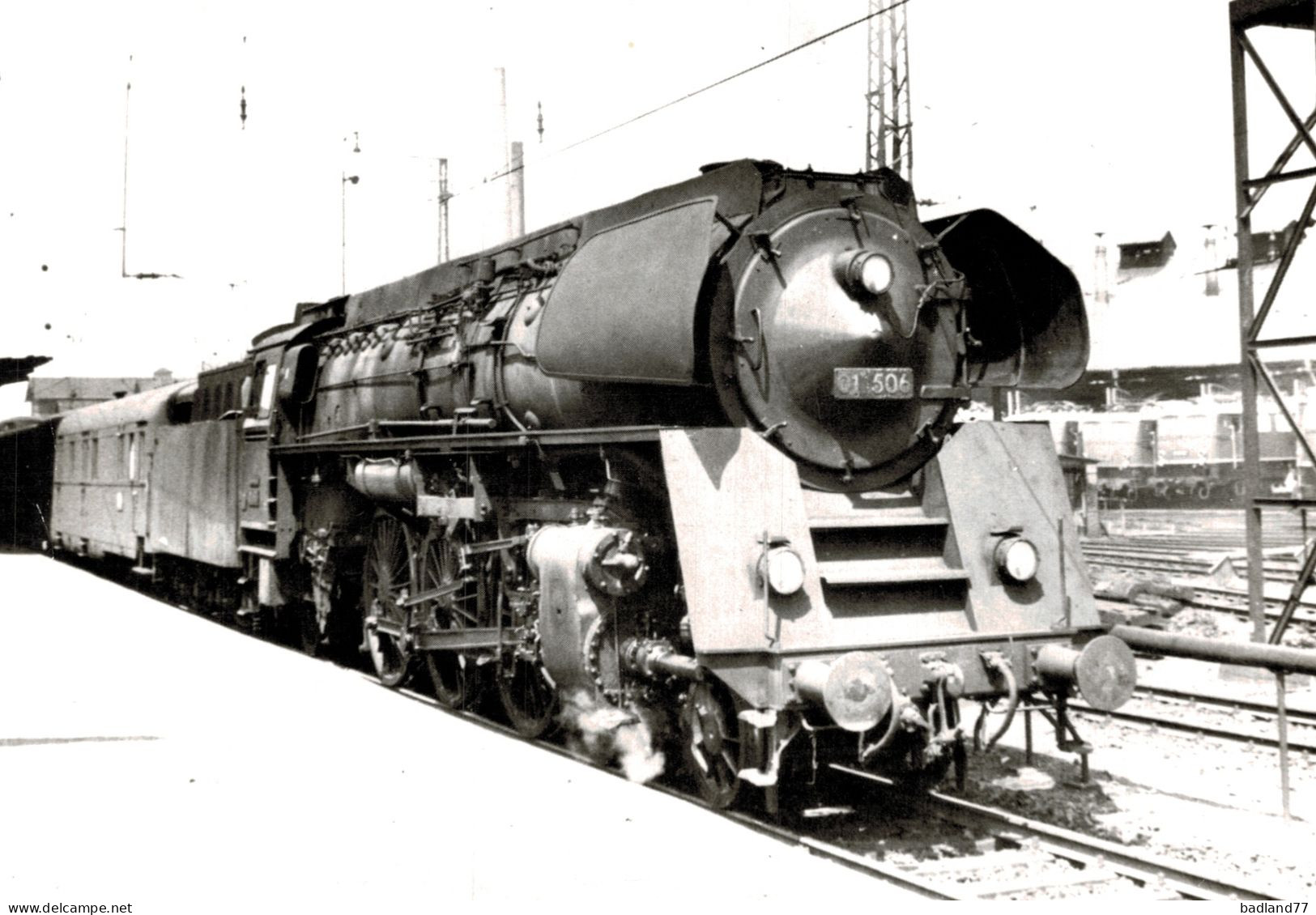 Locomotive Allemande - DB Dampflokomotive - Lok 01 506 - Eisenbahnverkehr