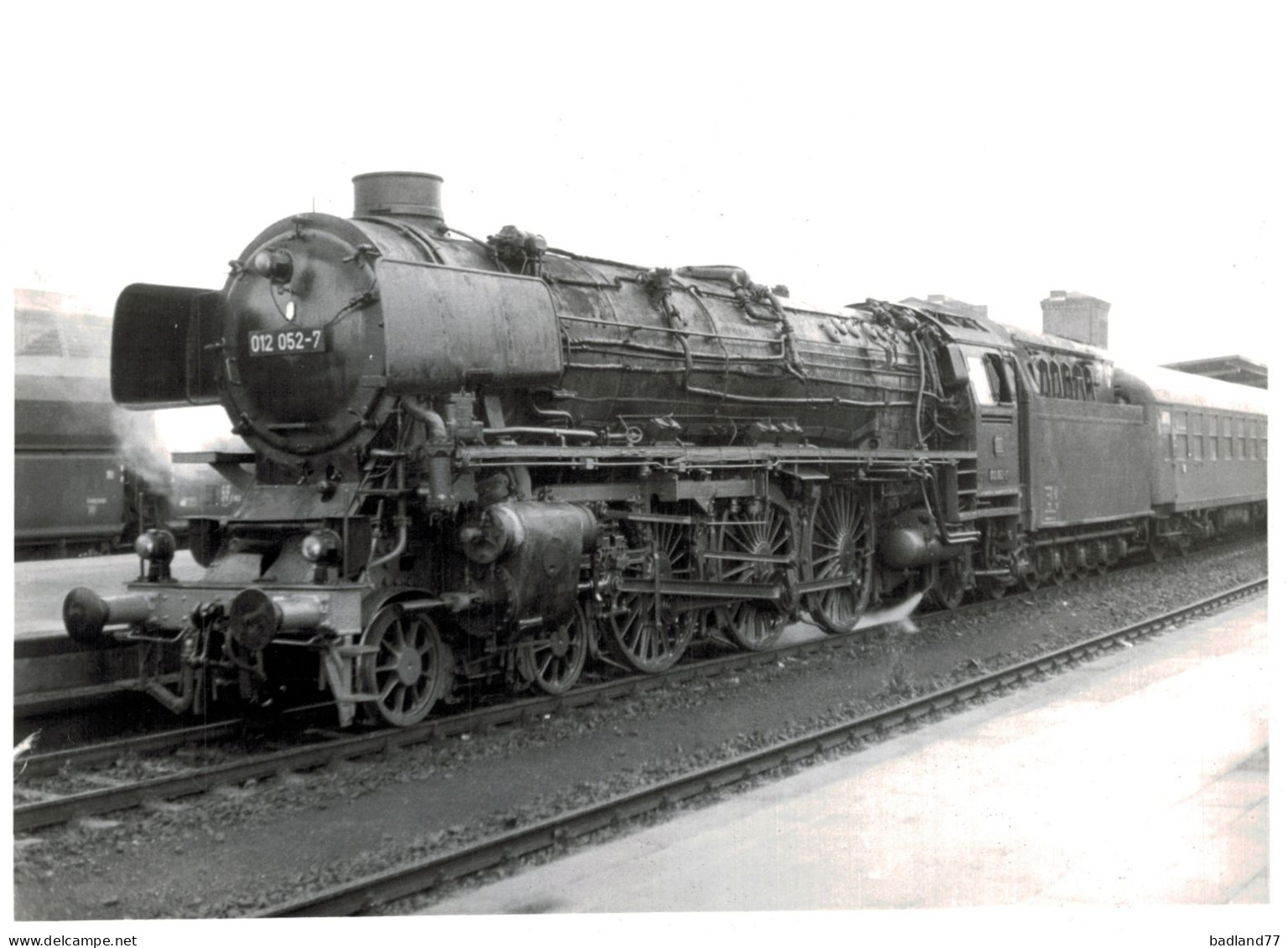 Locomotive Allemande - DB Dampflokomotive - 012 052 - Eisenbahnverkehr