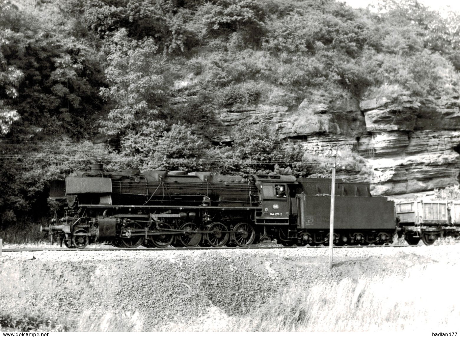 Locomotive Allemande - DB Dampflokomotive - 044 277  Igel   6-73 - R.v. Bree - Railway