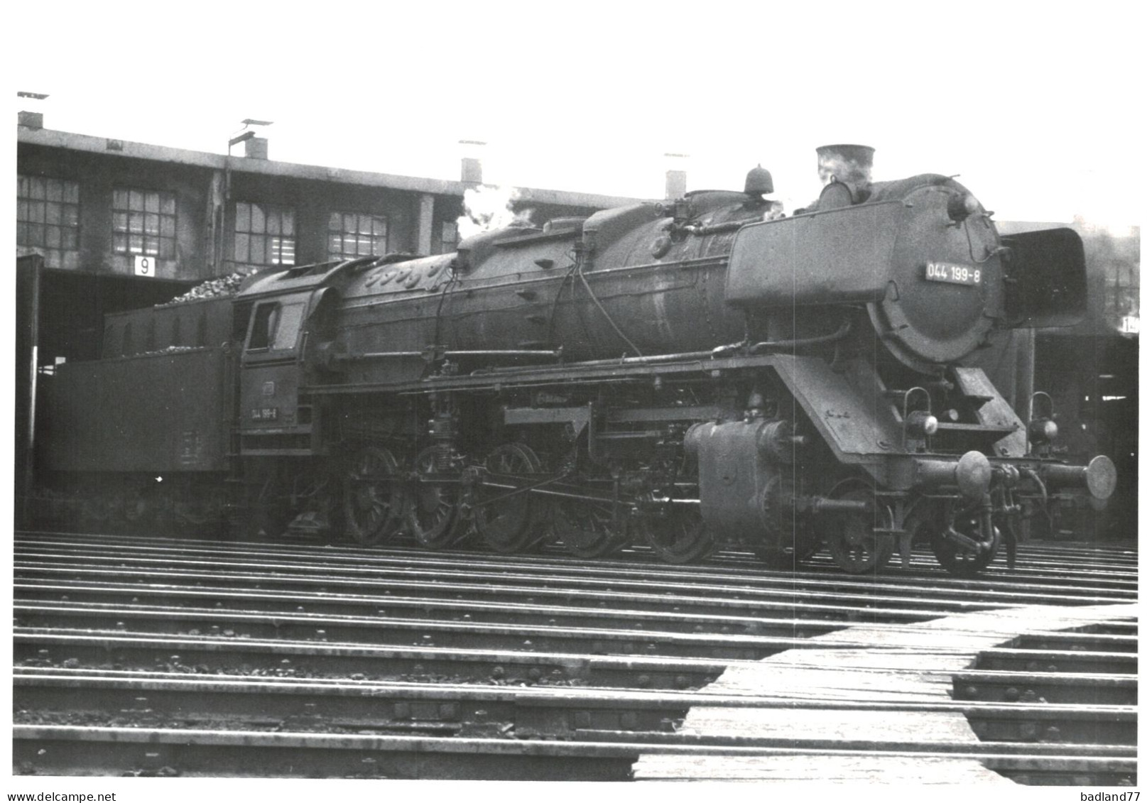 Locomotive Allemande - DB Dampflokomotive - 044 199 - Chemin De Fer