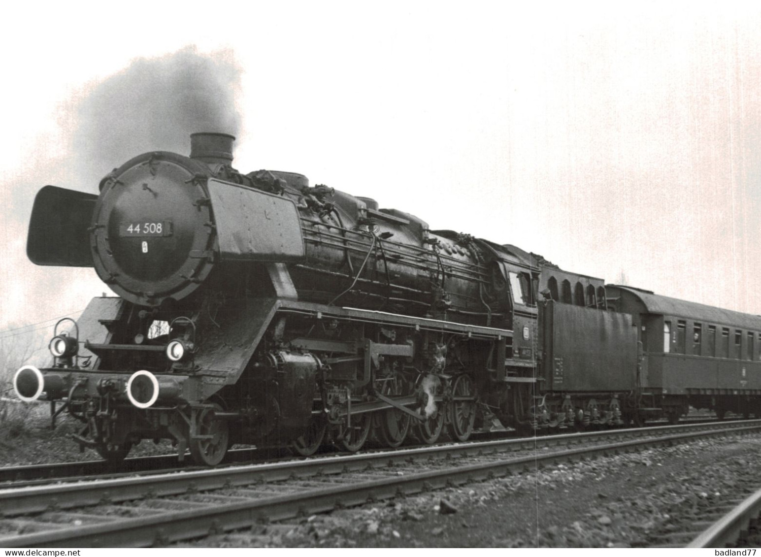 Locomotive Allemande - DB Dampflokomotive - 44 508 - Eisenbahnverkehr
