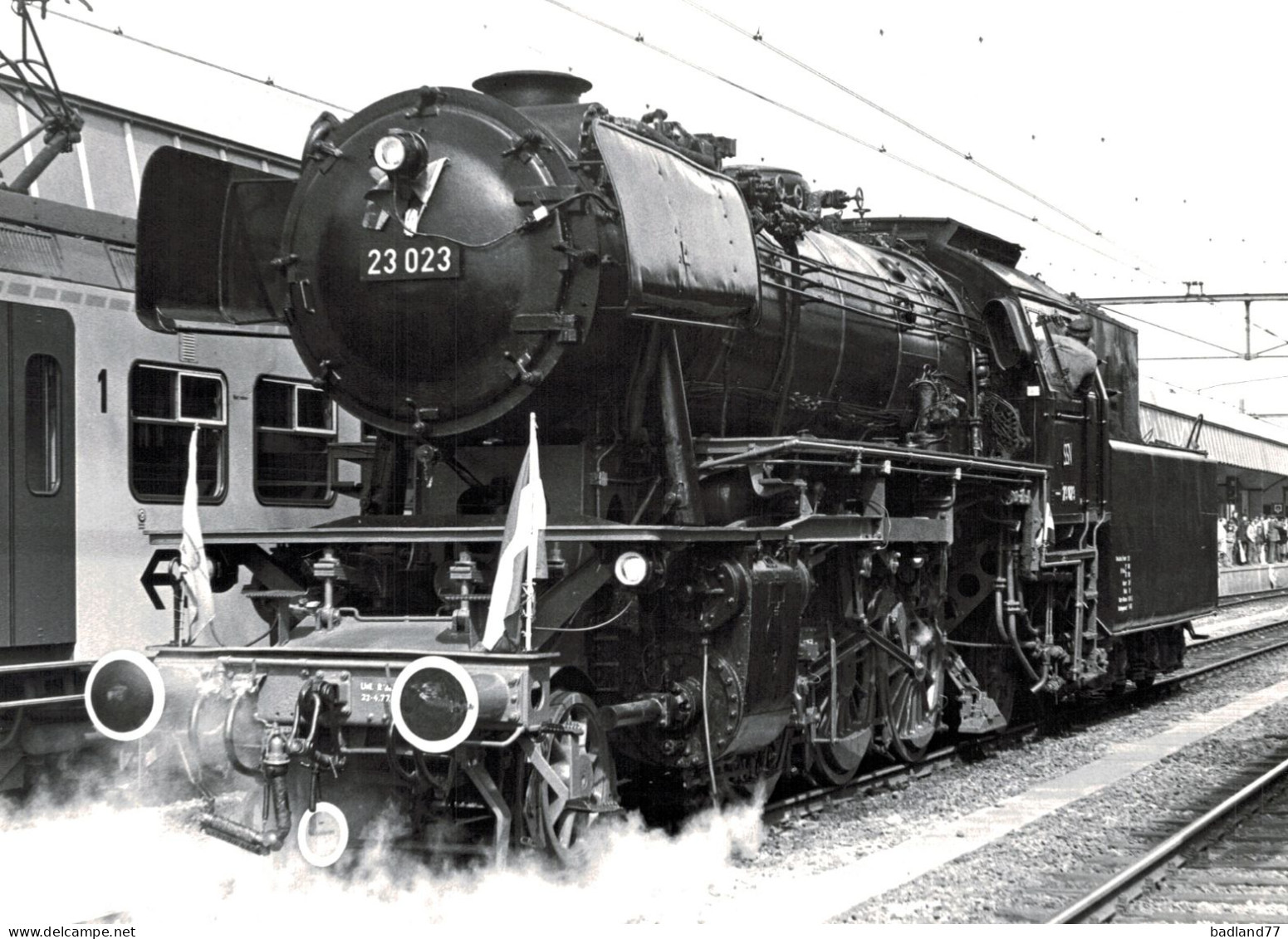 Locomotive Allemande - DB Dampflokomotive - 23 023 - Chemin De Fer