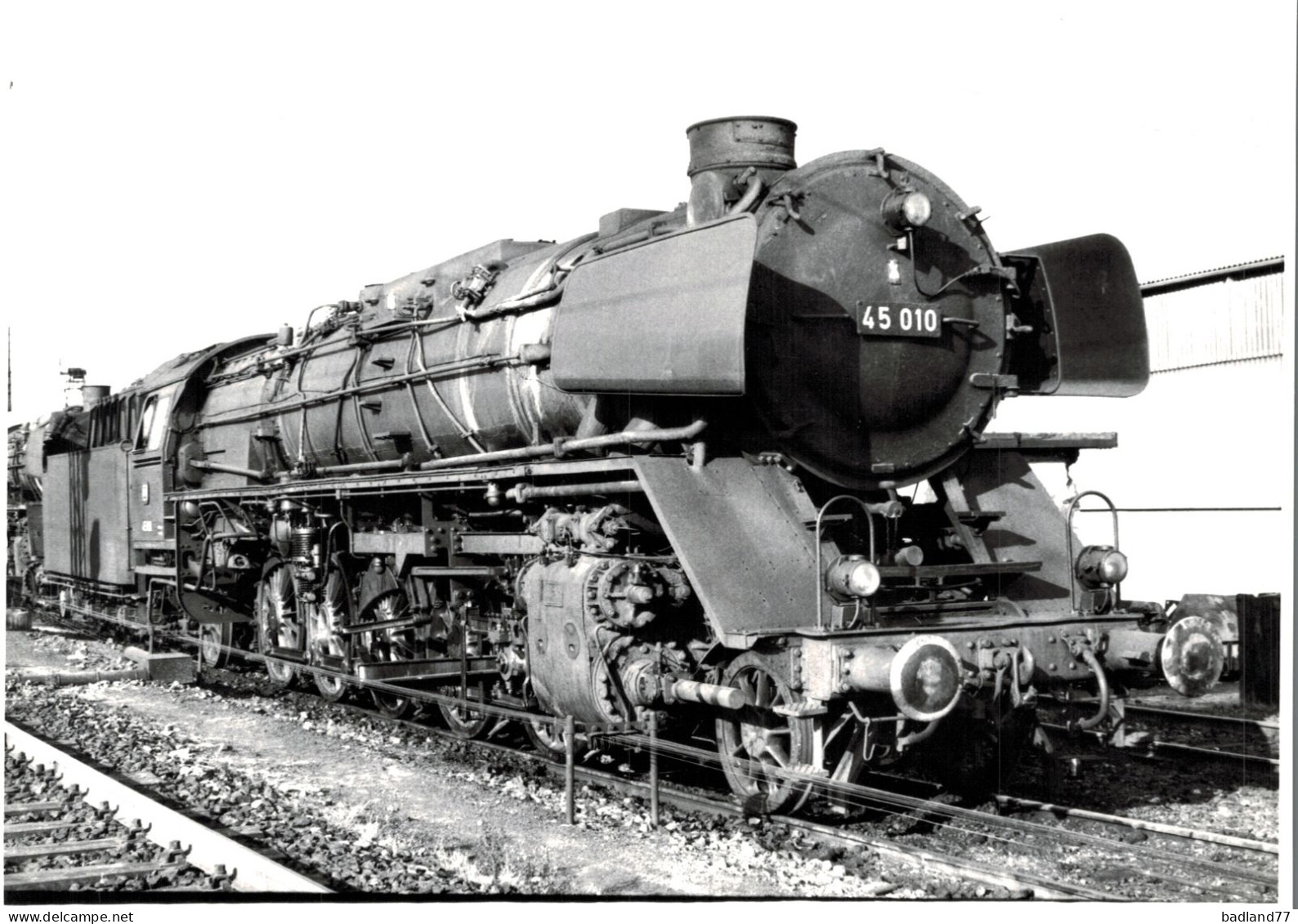 Locomotive Allemande - DB Dampflokomotive - 45 010 - Chemin De Fer
