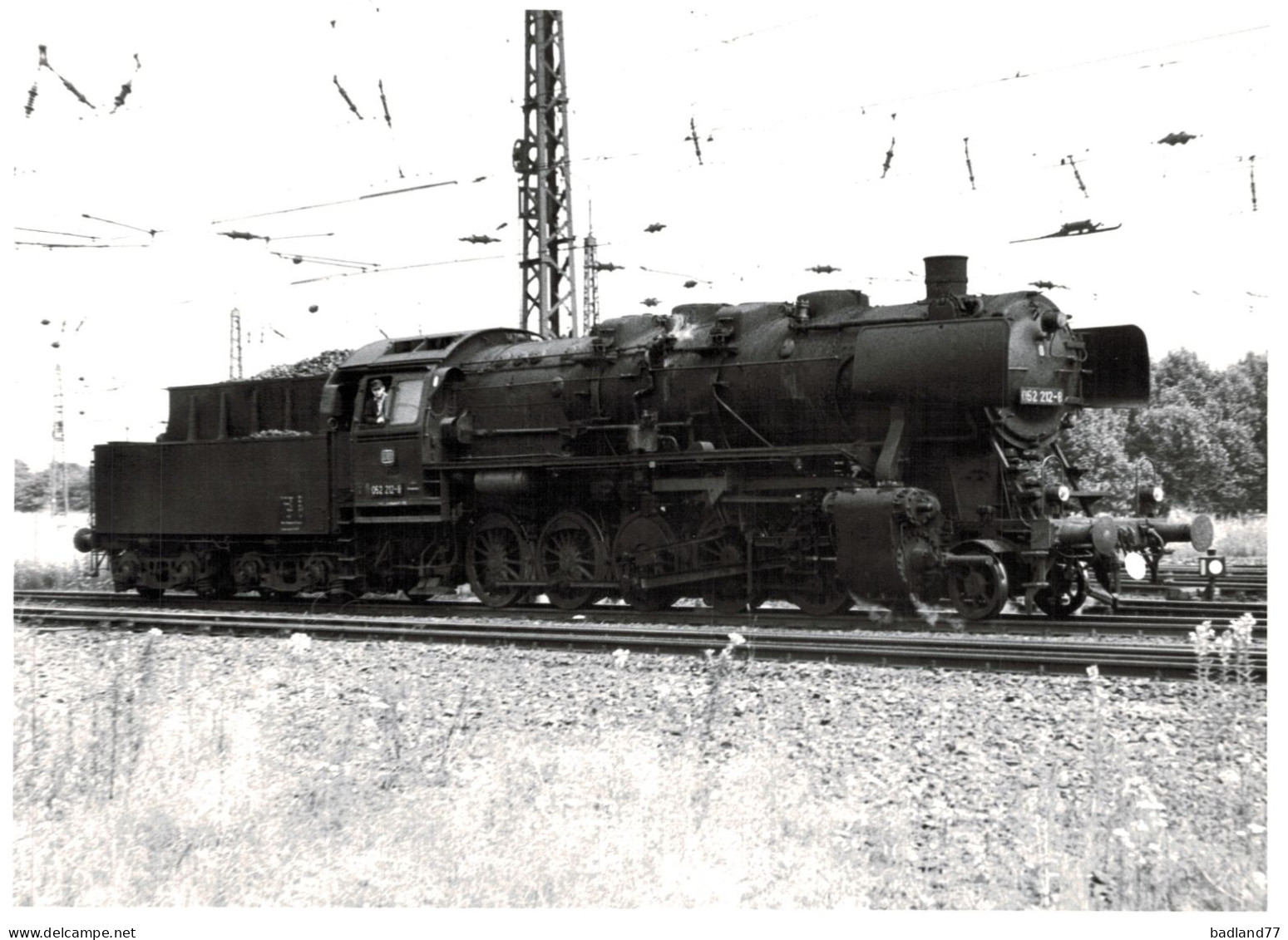 Locomotive Allemande - DB Dampflokomotive - 052 212 - Chemin De Fer