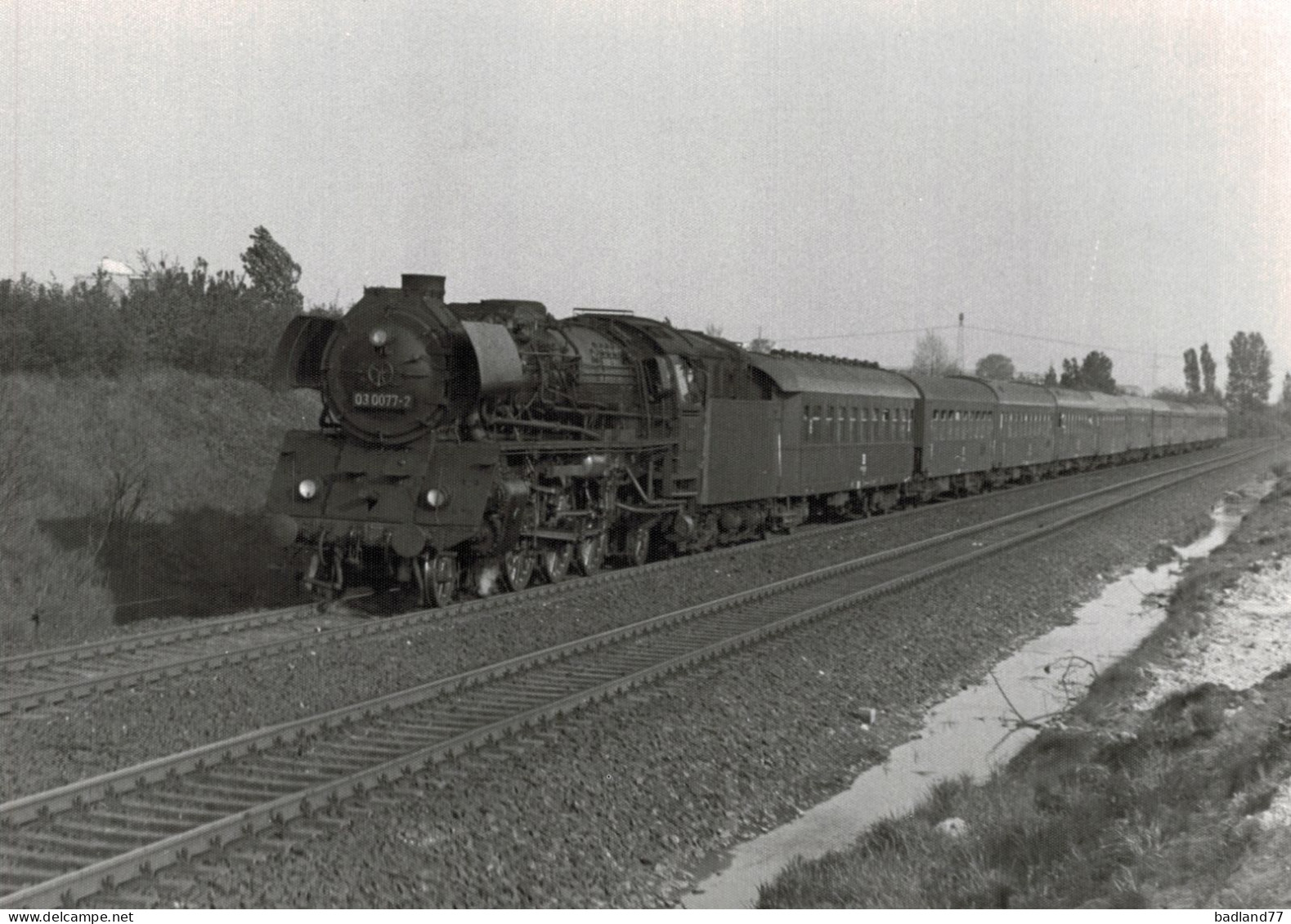Locomotive Allemande - DB Dampflokomotive - 03 0077 Bei Berlin-Hohenschönhausen  5-79  - H.Palmer - Eisenbahnverkehr