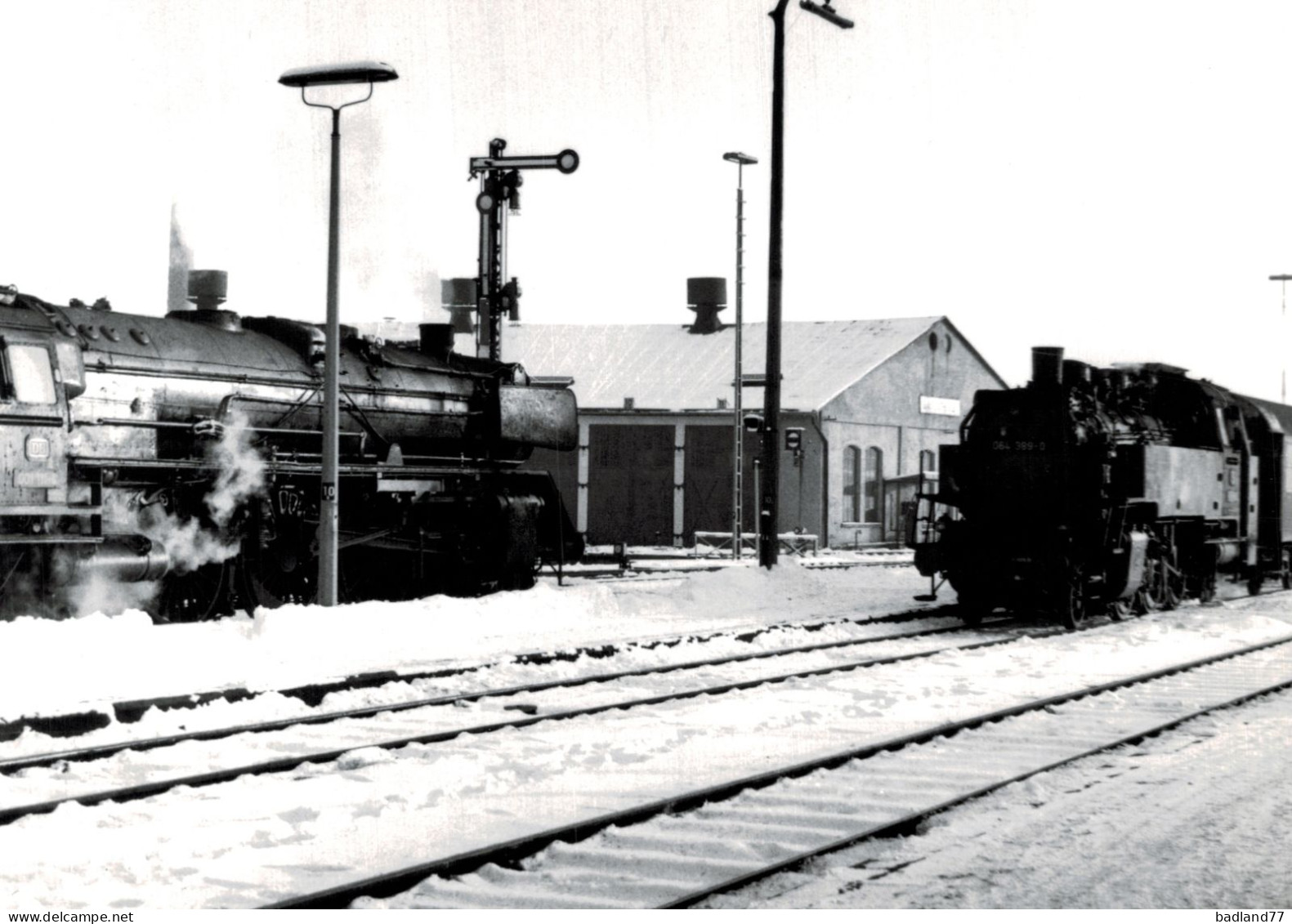 Locomotive Allemande - DB Dampflokomotive - 01 111 û. 064 389  Bayreuth  01-71    -  L.Mayer - Ferrovie