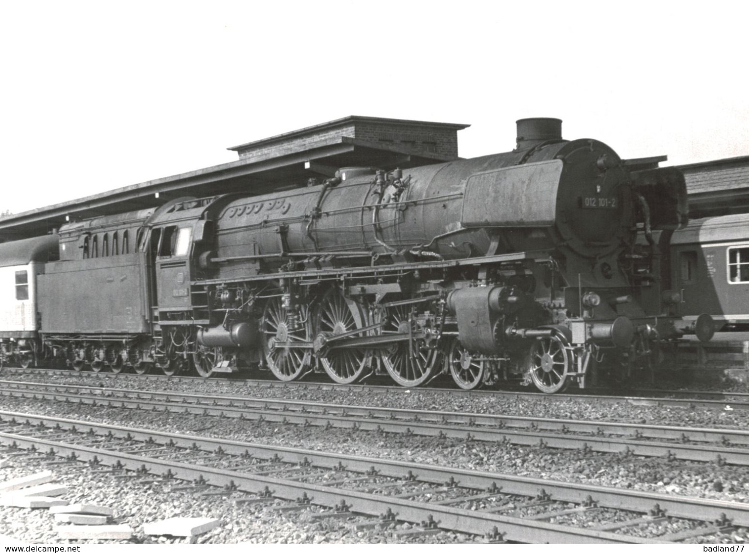 Locomotive Allemande - DB Dampflokomotive - 012 101 - Chemin De Fer