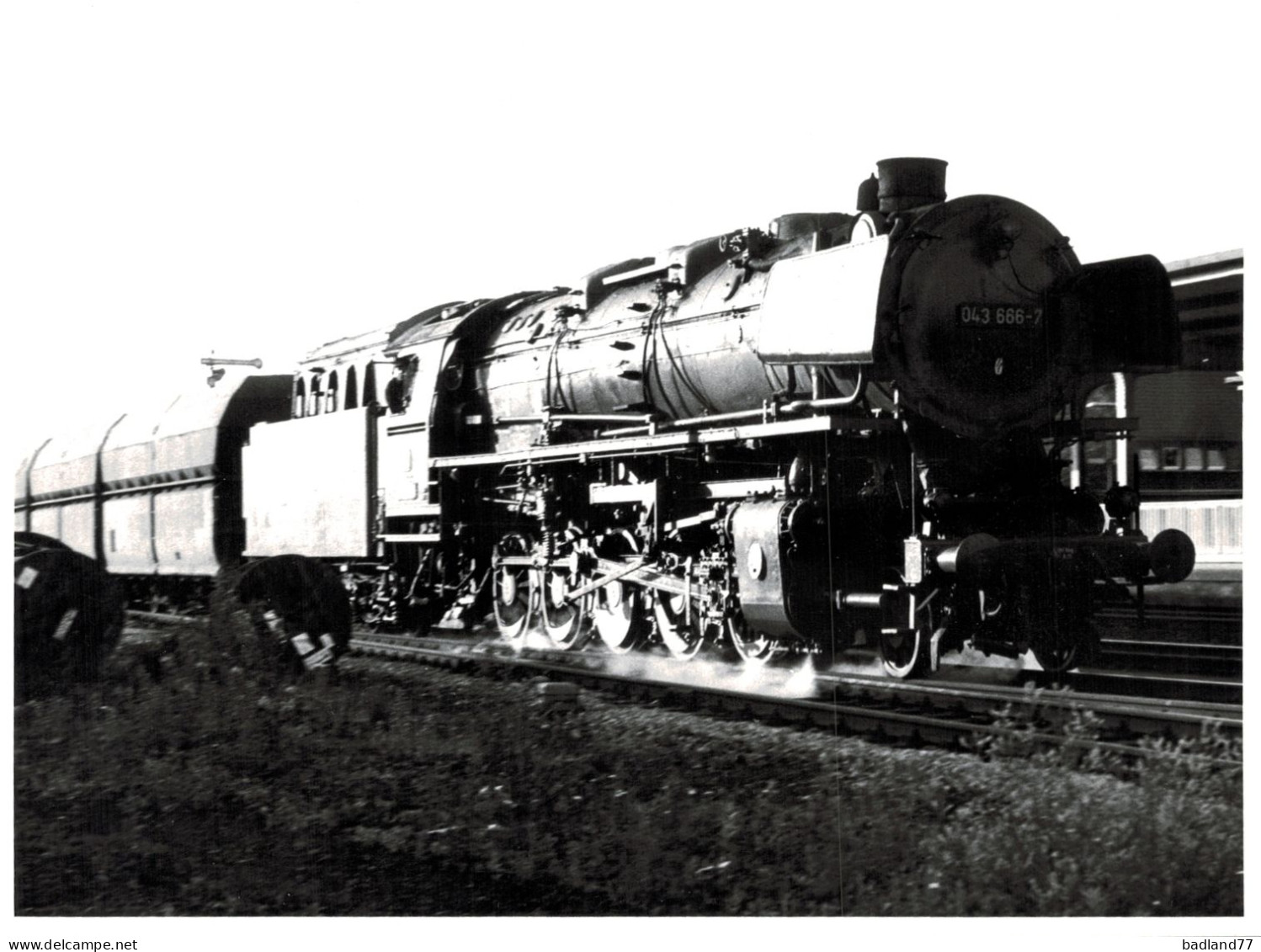Locomotive Allemande - DB Dampflokomotive - 043 666 - Chemin De Fer