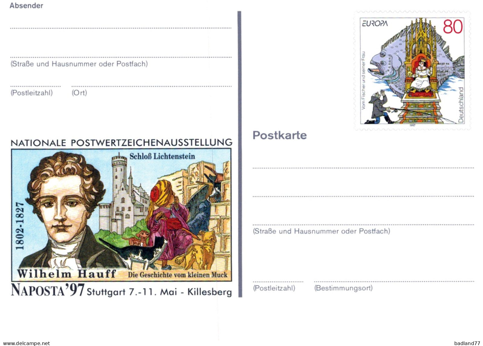 Deutsche Bundespost - Postkarte - 80 Pfg - Other & Unclassified