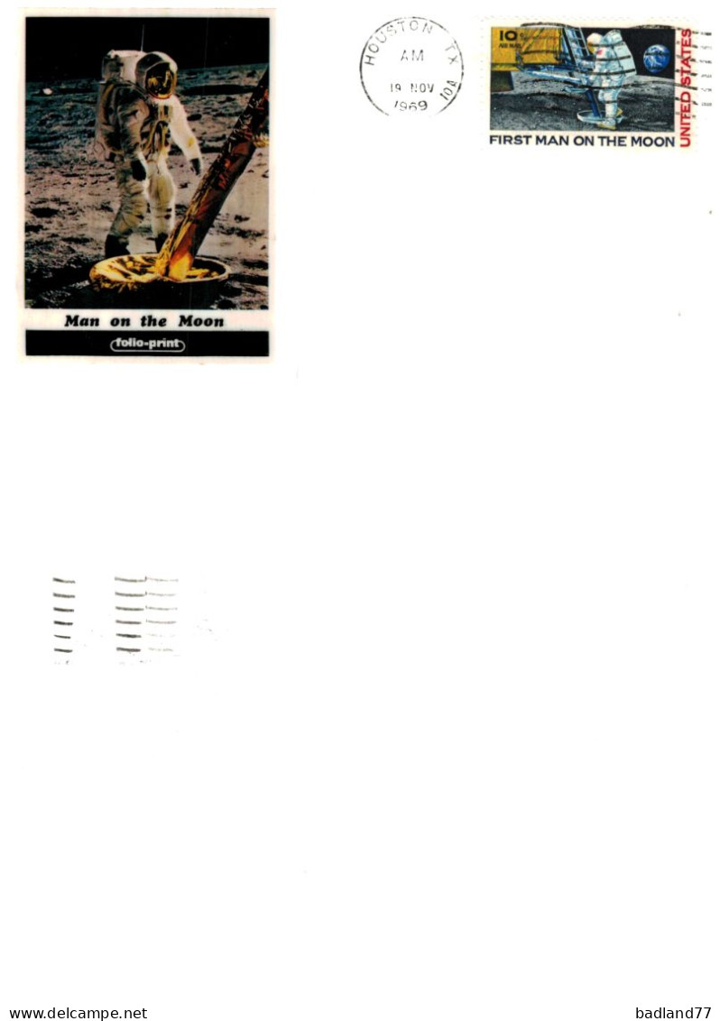 FDC - United States - First Man On The Moon - 1961-1970
