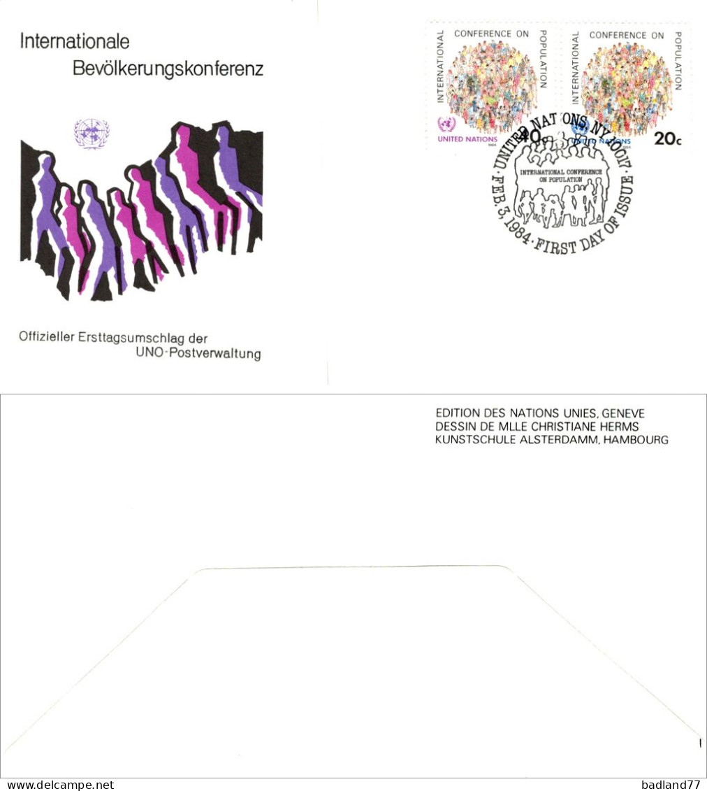 FDC - United Nations - Internationale Bevolkerungskonferenz - 1984 - Other & Unclassified