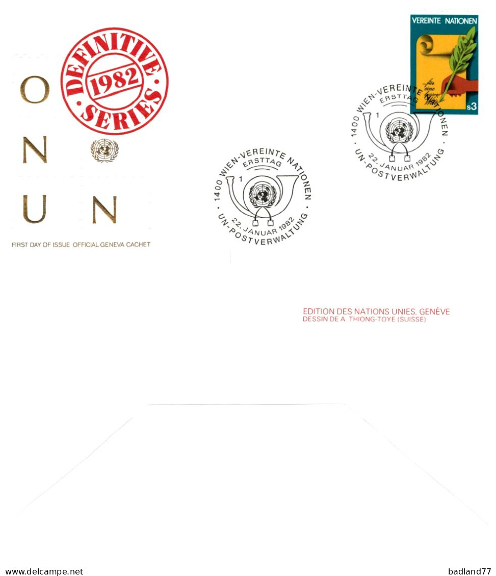 FDC - Vereinte Nationen - Wien - 1982 - Other & Unclassified