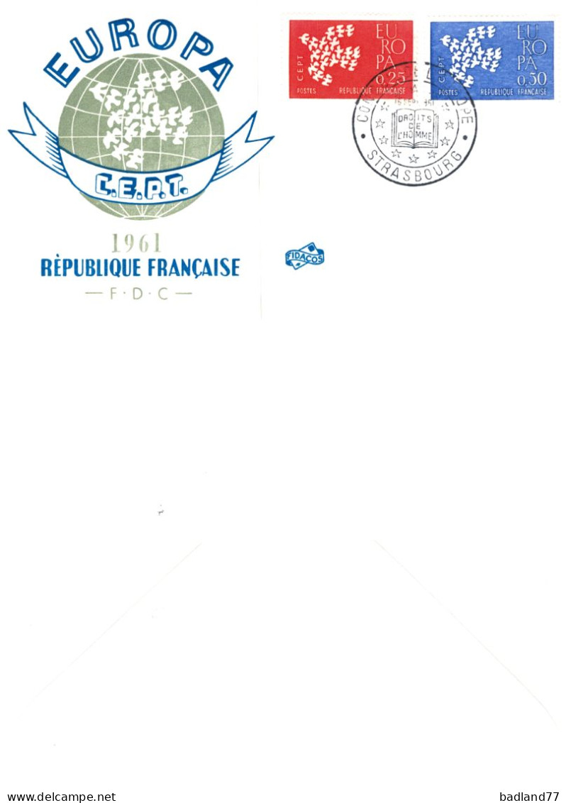 FDC - France - Europa 1961 - 1960-1969