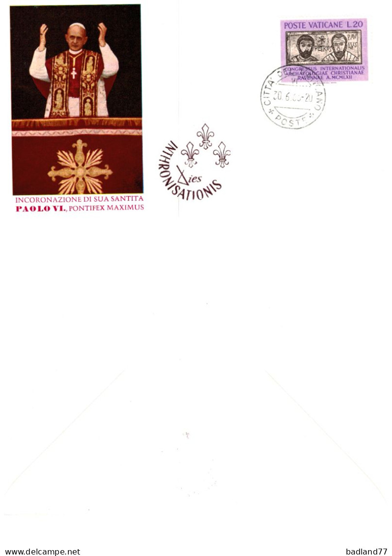 FDC - Poste Vaticane - Paolo VI - Briefe U. Dokumente