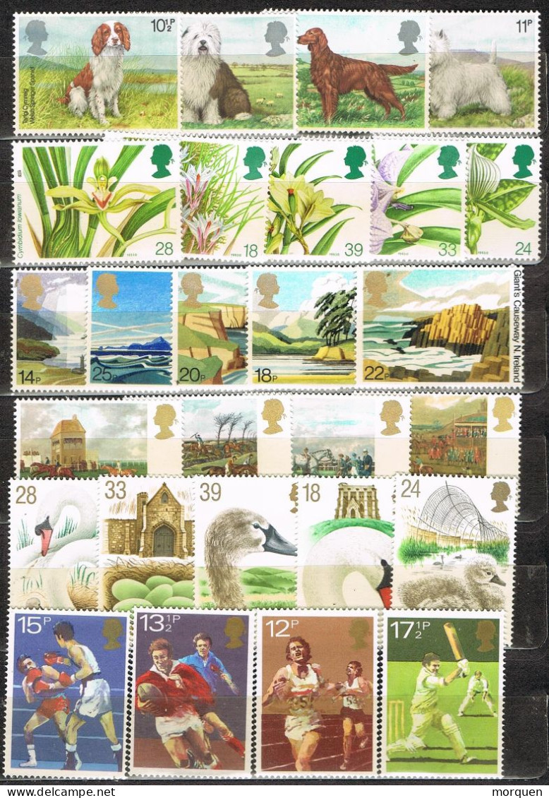 55174. Lote Sellos Nuevos ENGLAND, Mint Stamp, Complet Shet,  Facial 7,63 Lb ** - Unused Stamps