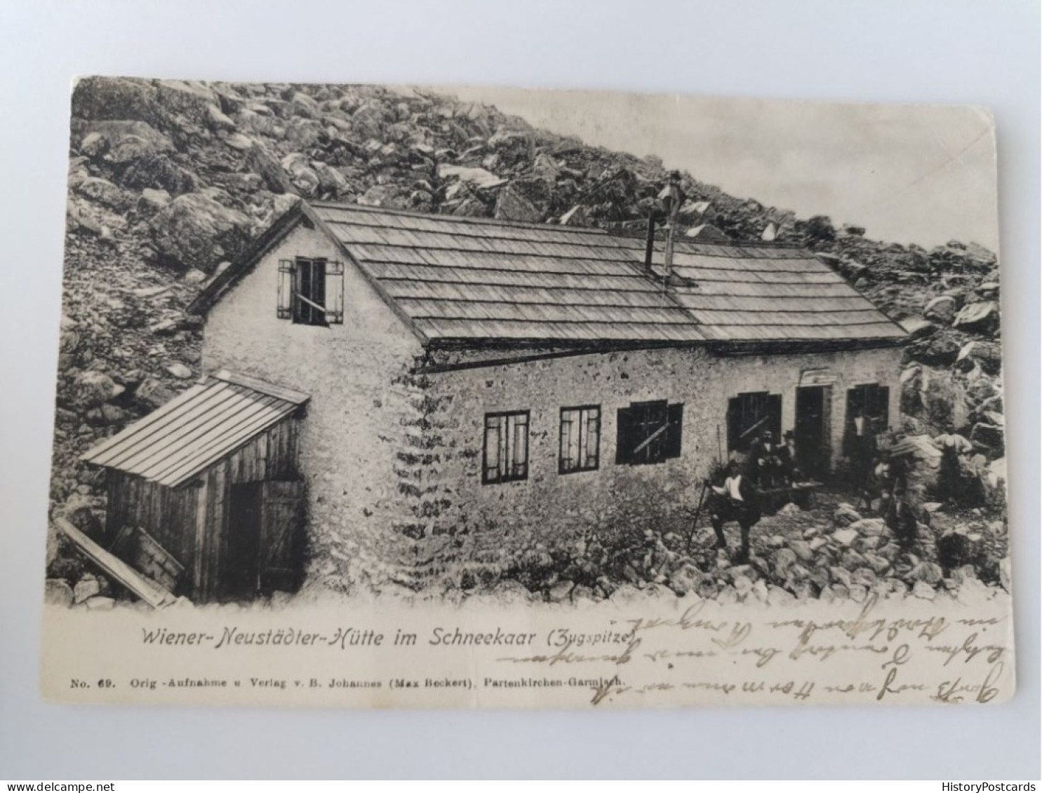 Wiener Neustädter-Hütte Im Schneekaar, Zugspitze, Garmisch, 1909 - Garmisch-Partenkirchen