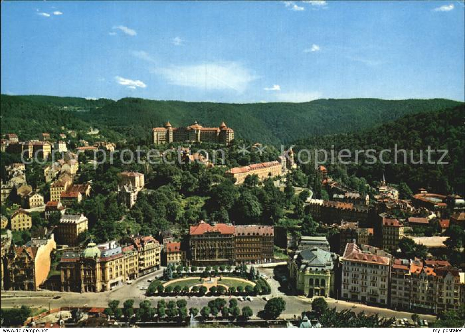 72508622 Karlovy Vary Blick Auf Das Heilbad Ueber Den Fluss Tepla Hotel Imperial - Czech Republic