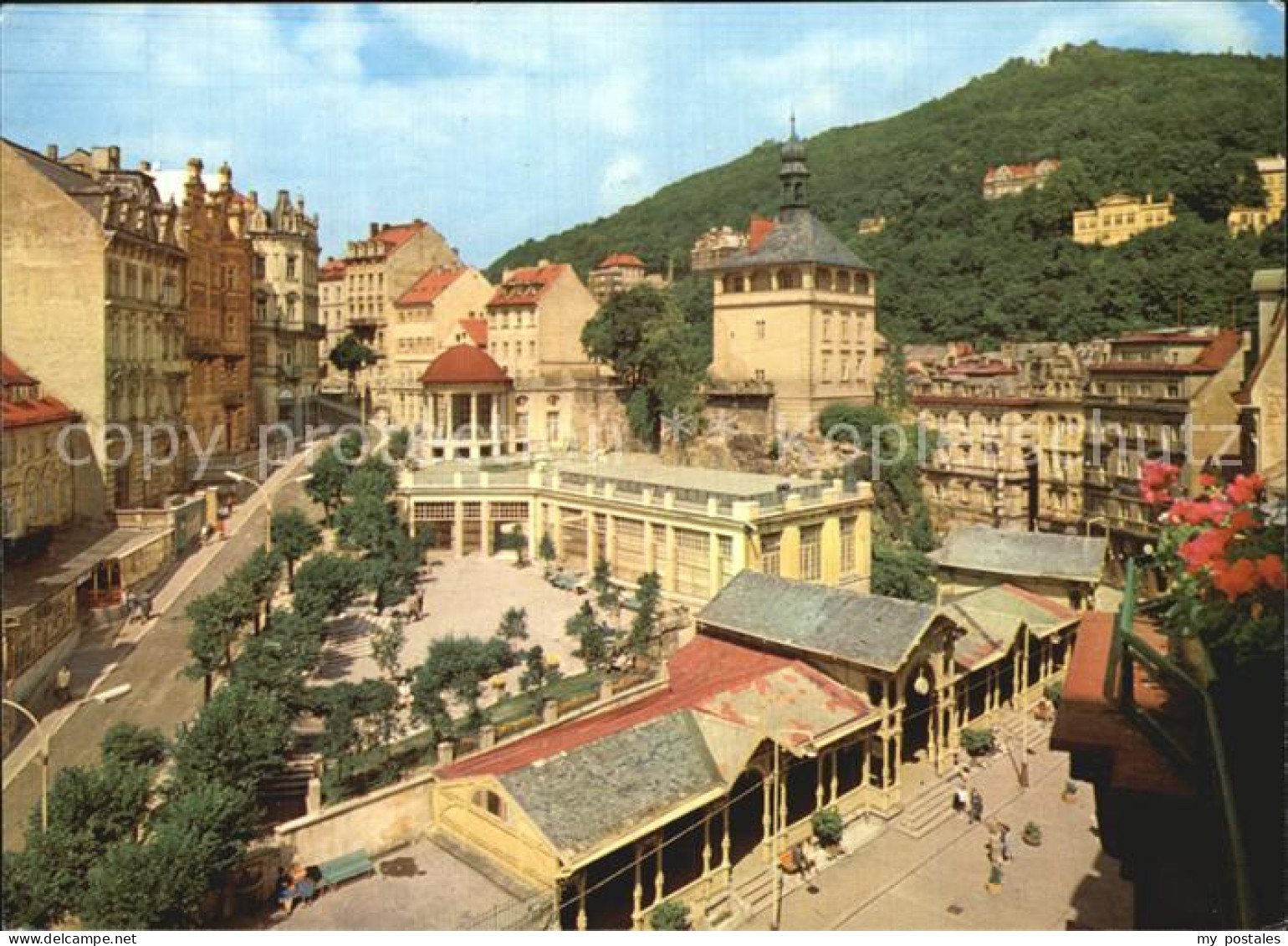 72508619 Karlovy Vary Trzni Kolonada Marktkolonnade  - Czech Republic